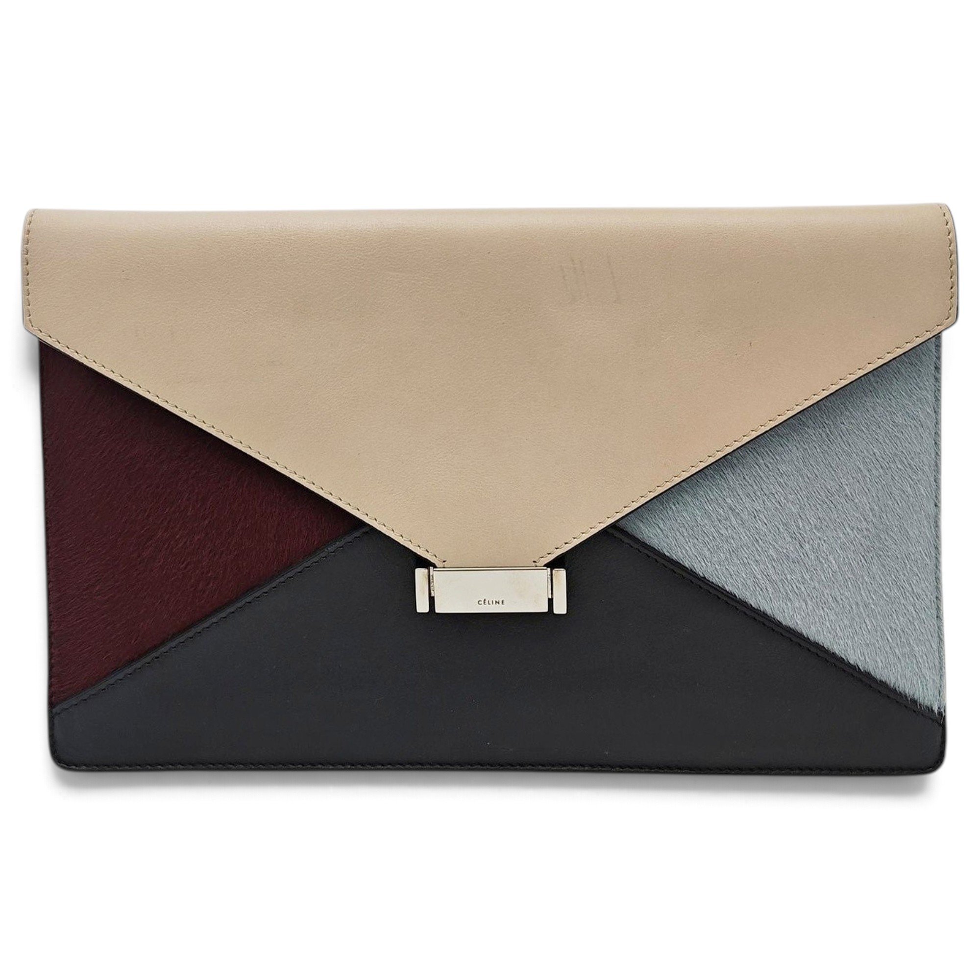 Diamond Clutch leather handbag