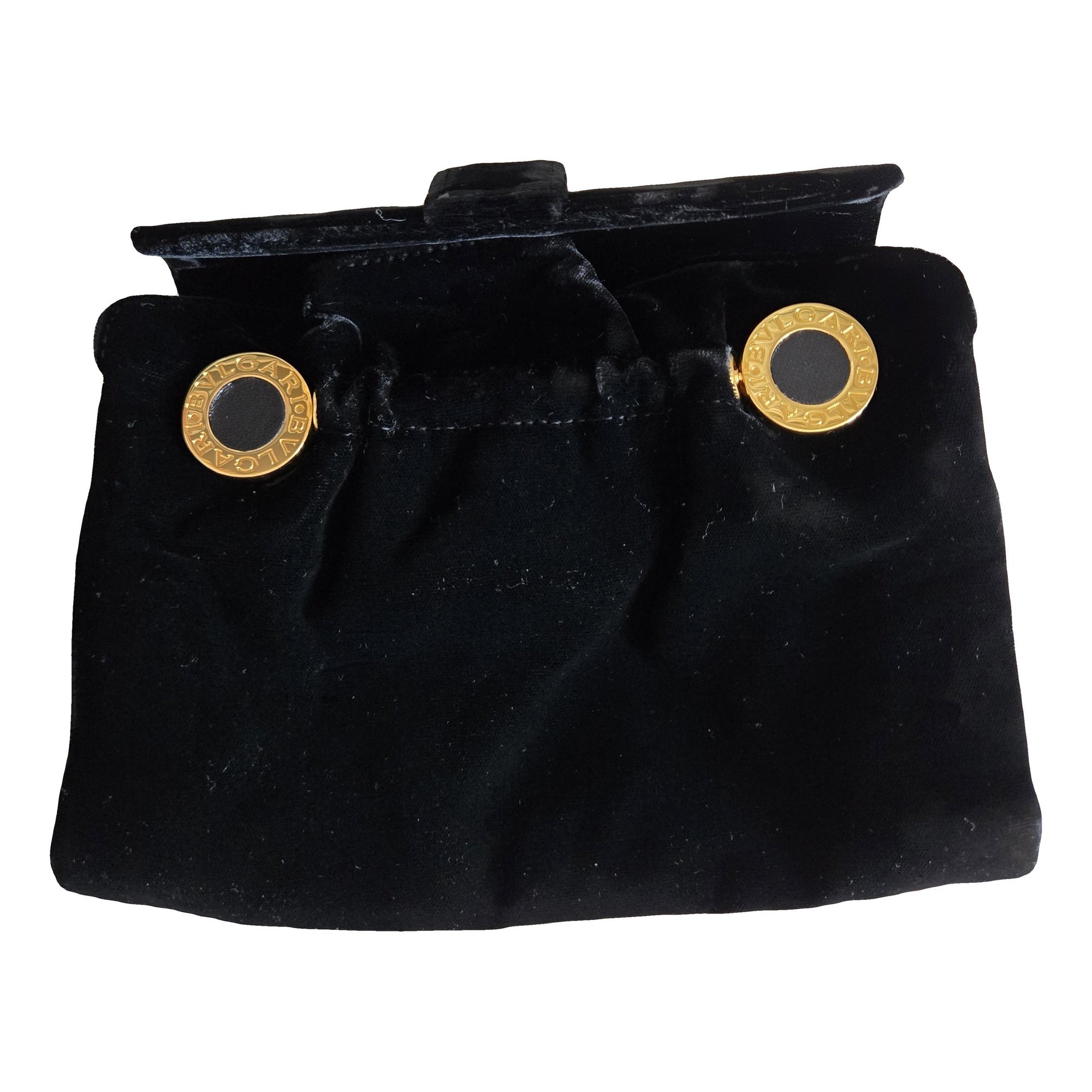Bvlgari Velvet clutch bag