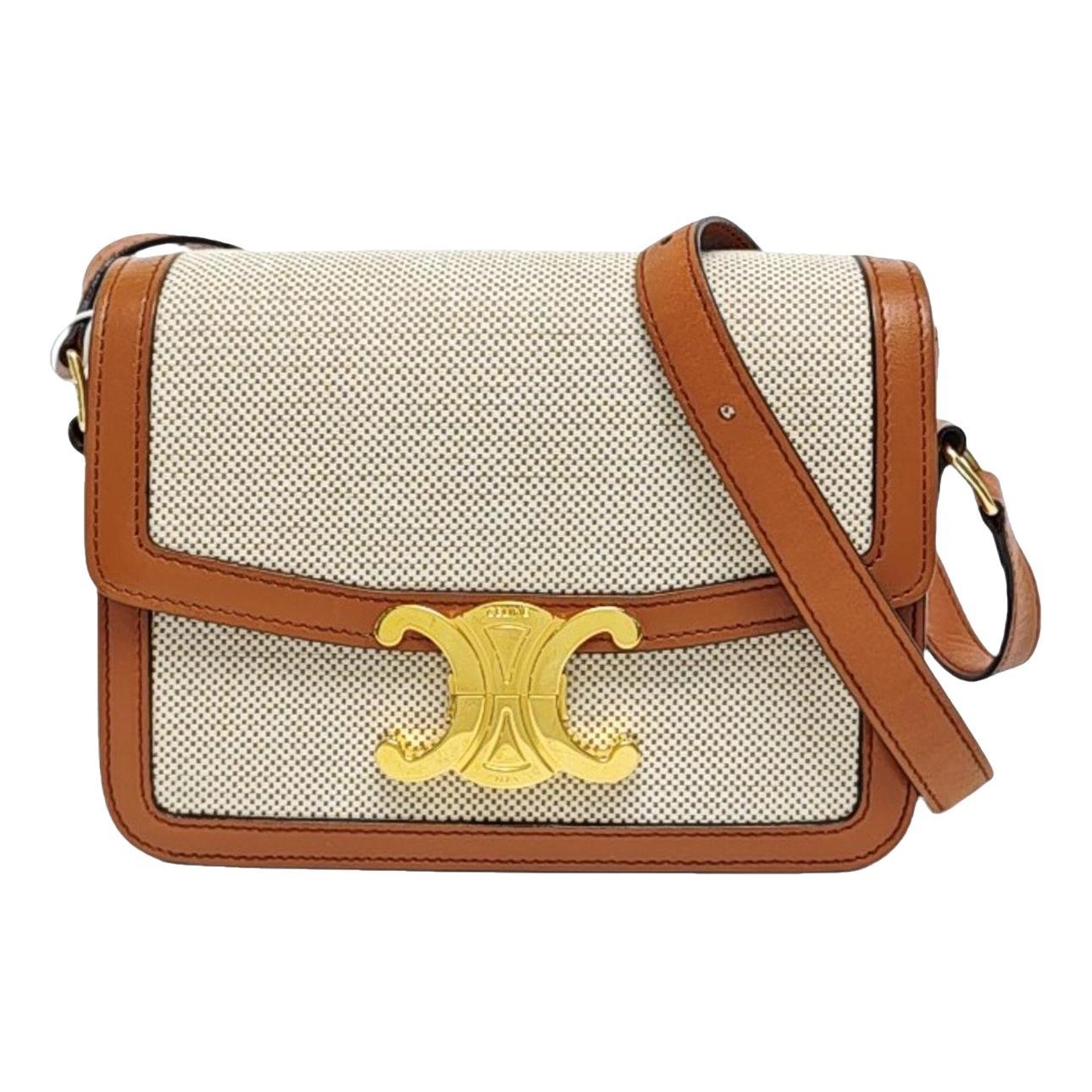 Triomphe cloth crossbody bag
