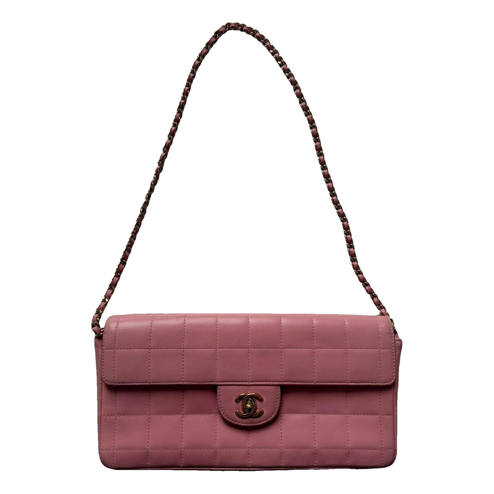 East West Chocolate Bar leather handbag