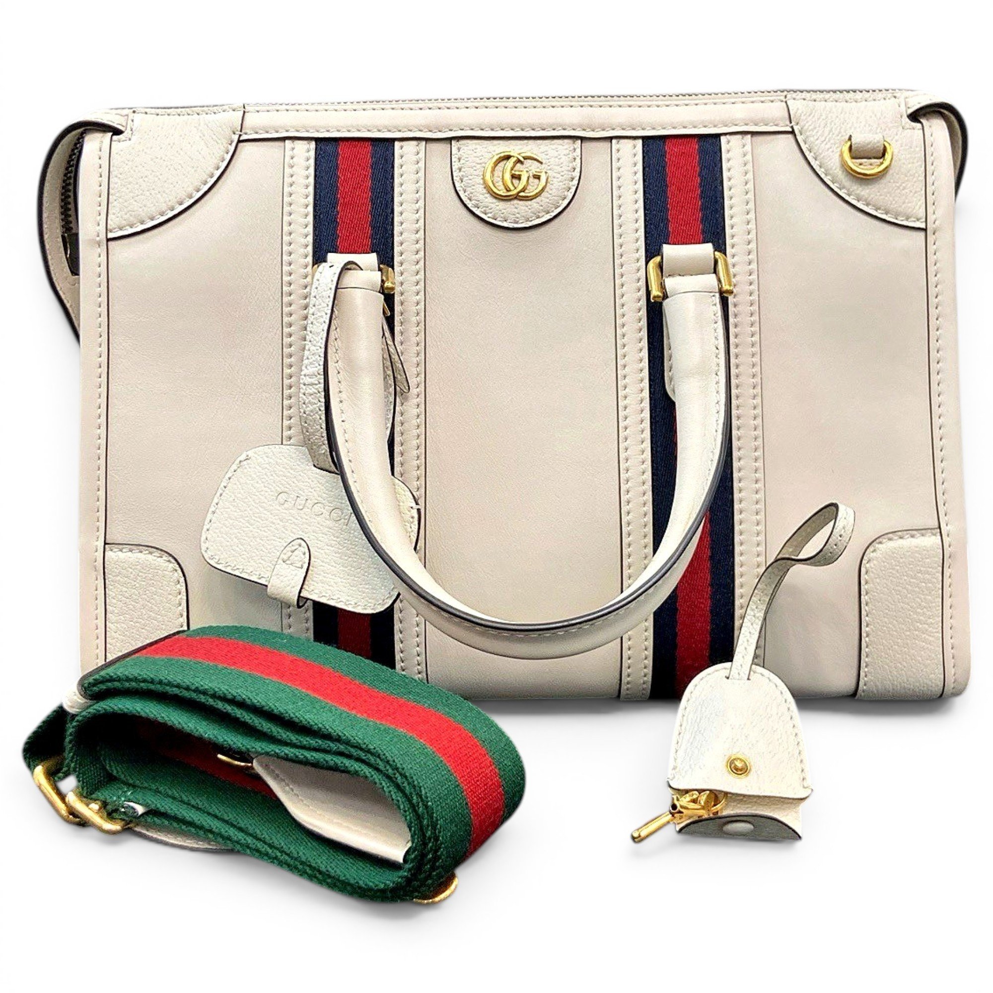Ophidia leather handbag