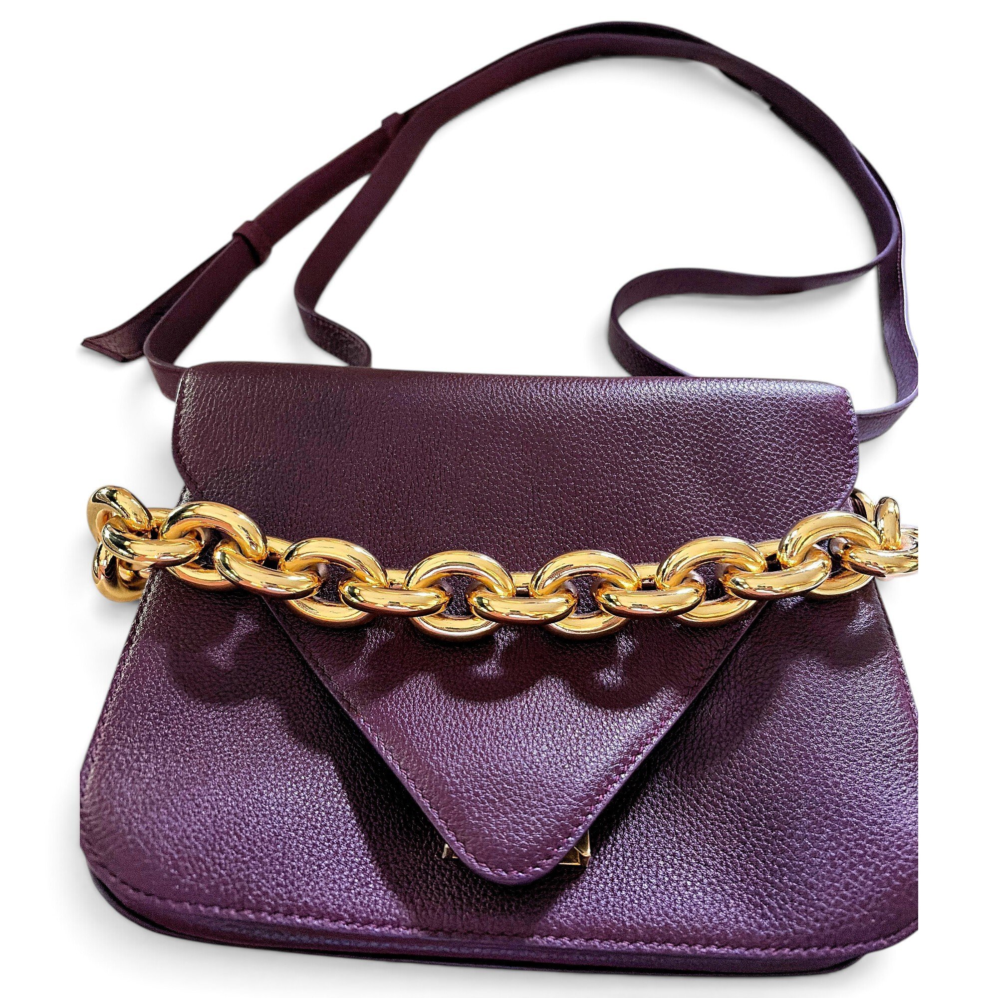 Mount leather handbag