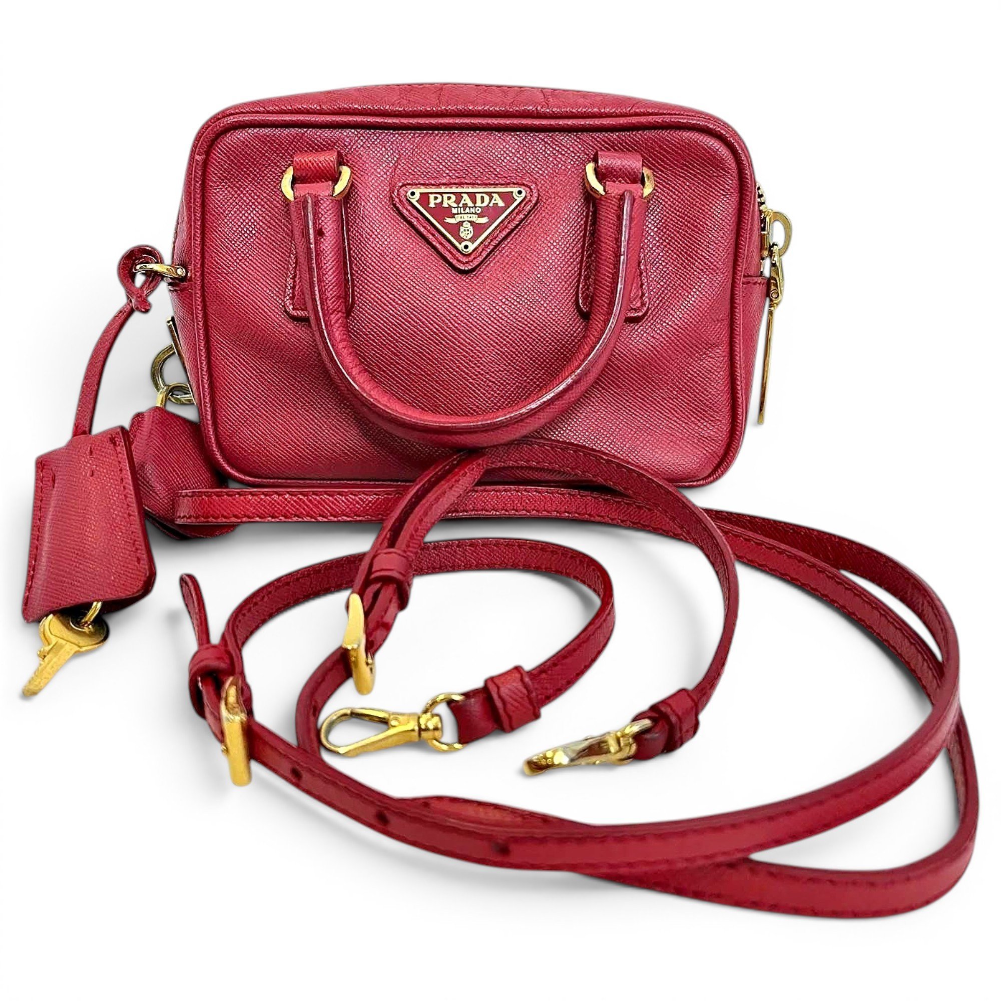 Leather mini bag