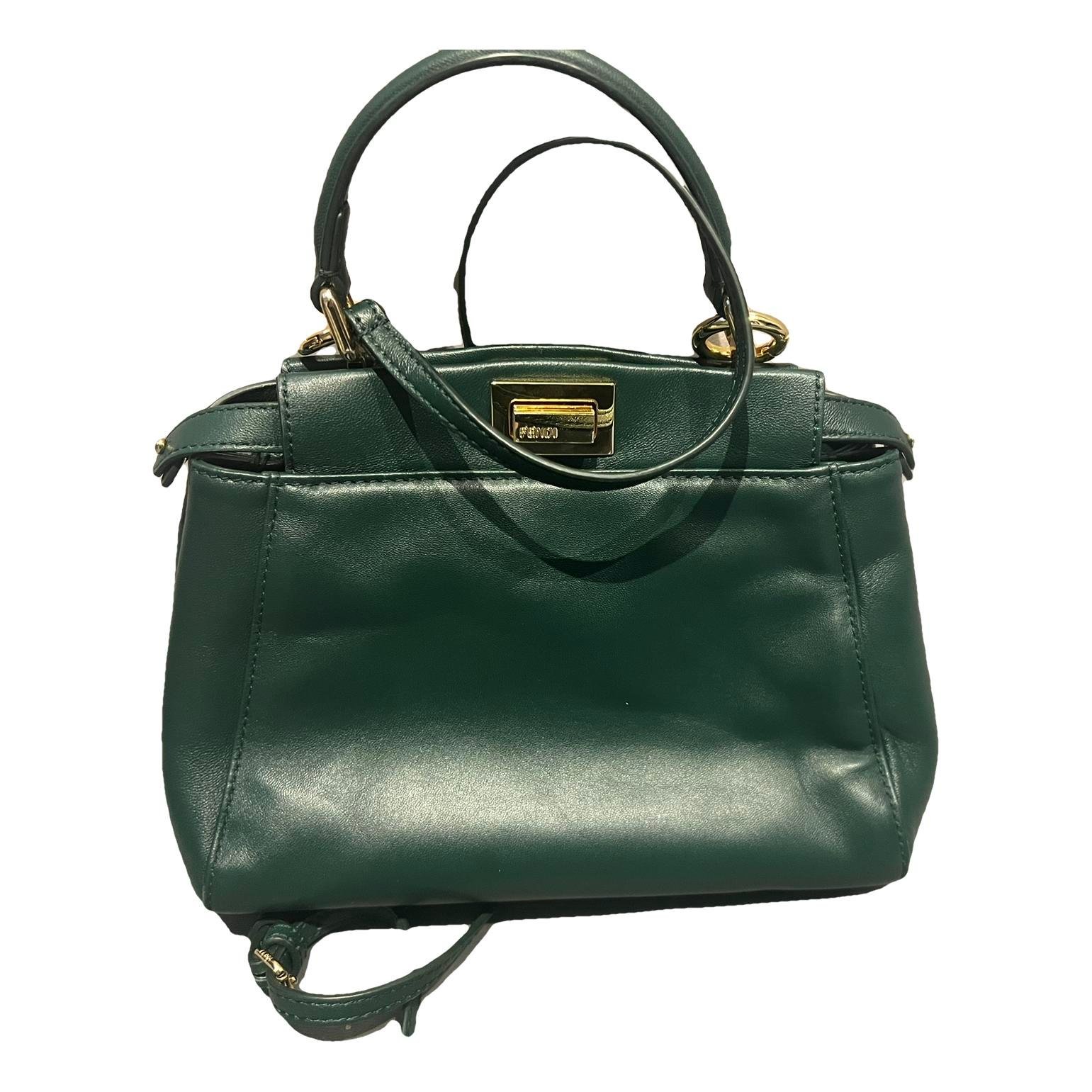 Peekaboo leather handbag