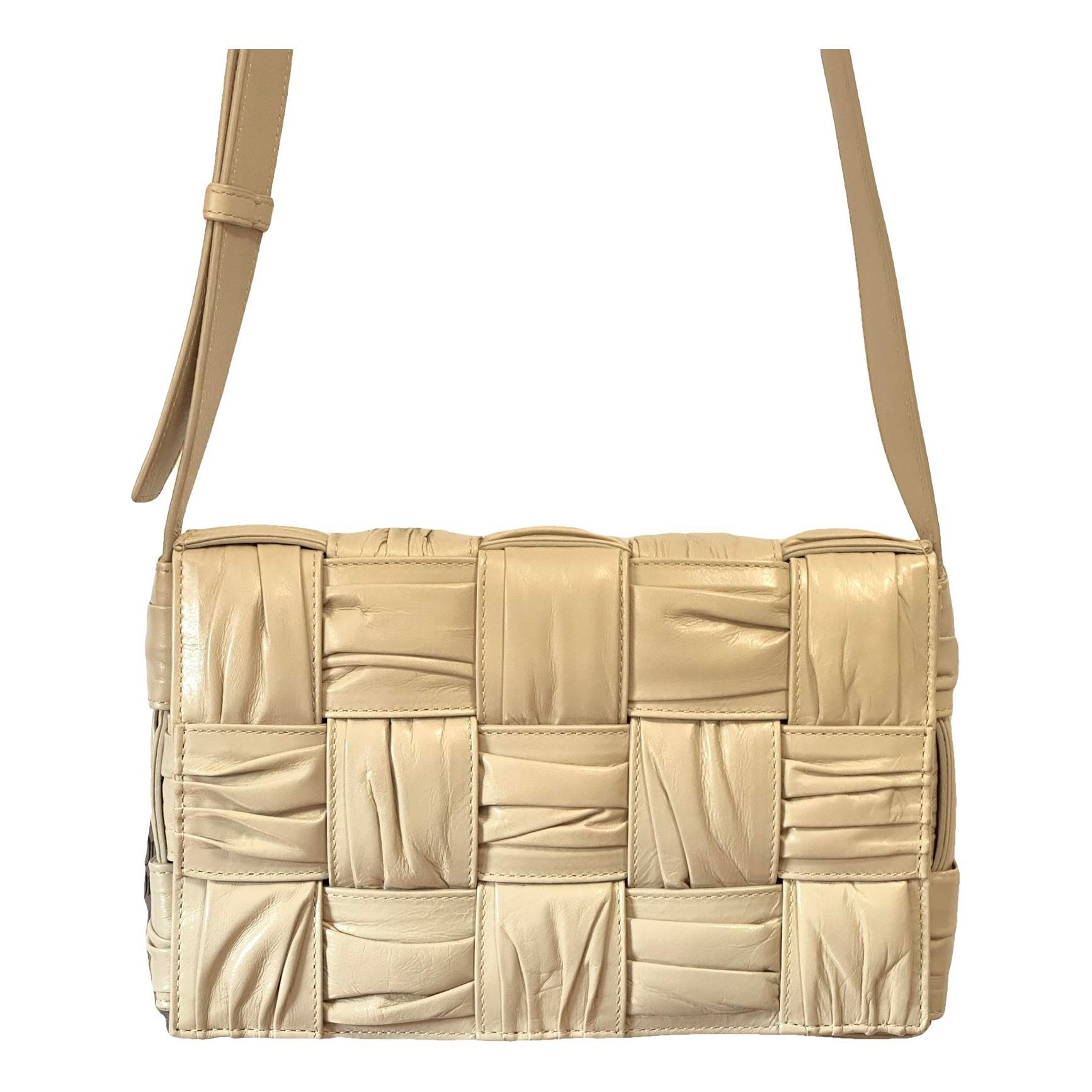 Cassette leather crossbody bag