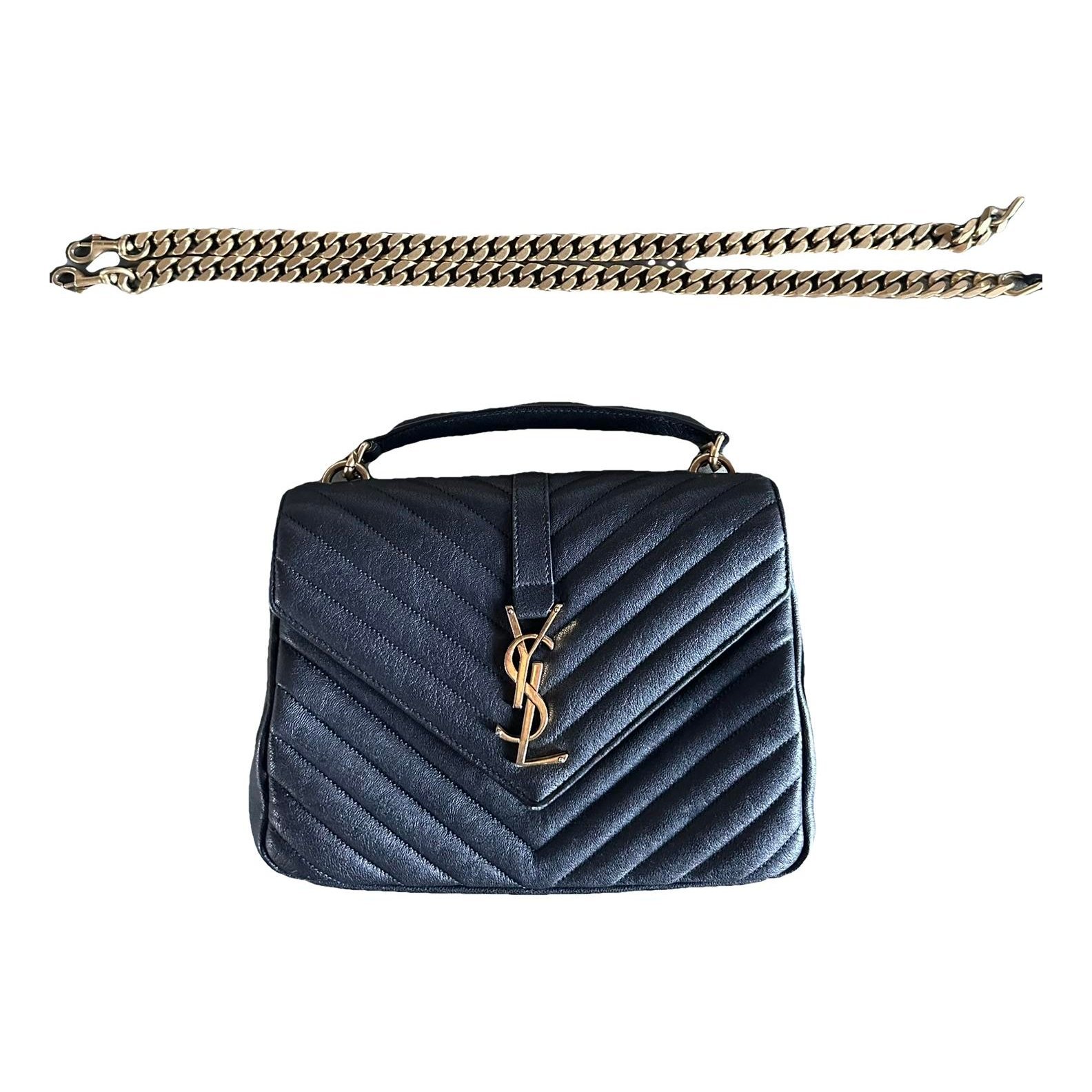 Collége monogramme leather handbag
