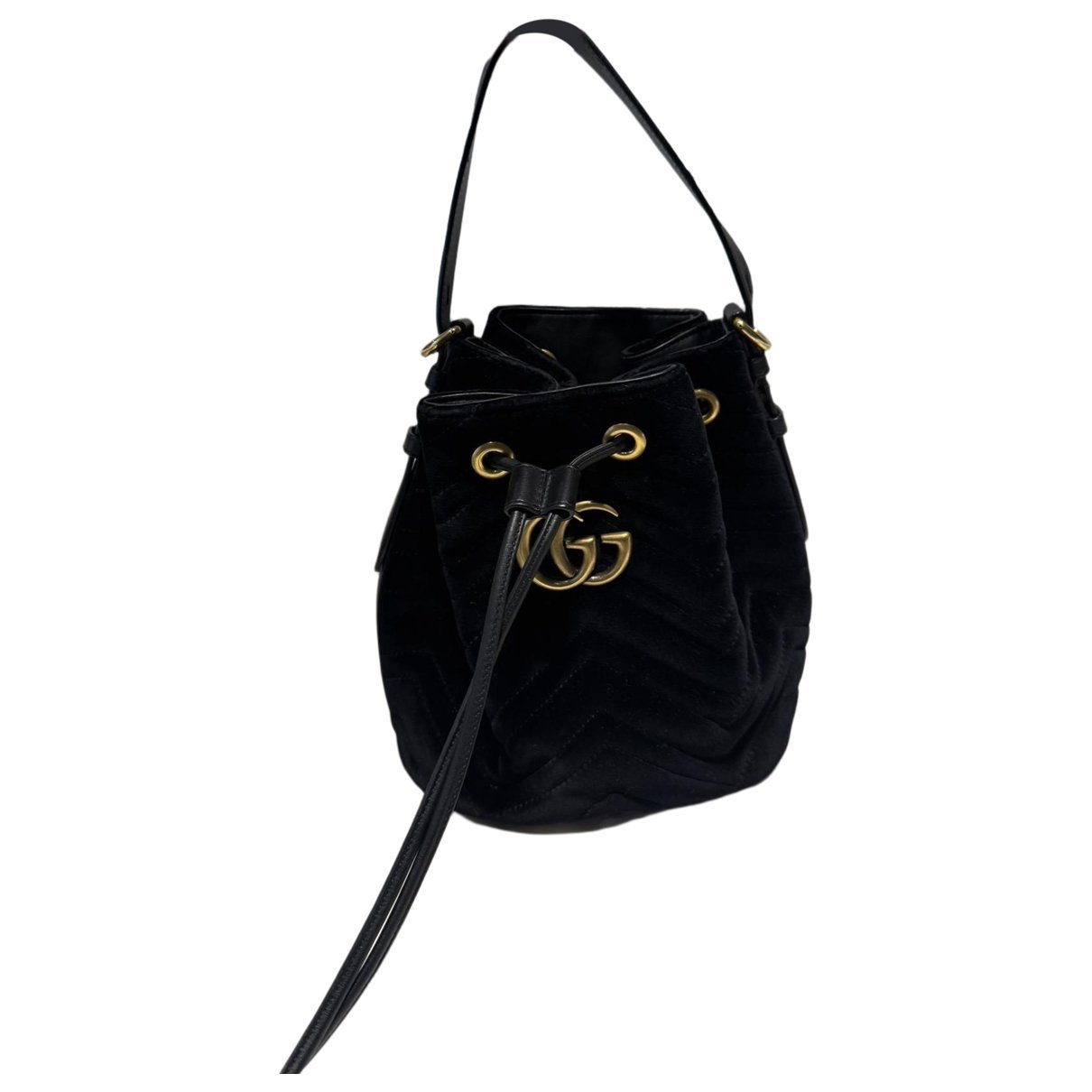 GG Marmont Bucket leather handbag
