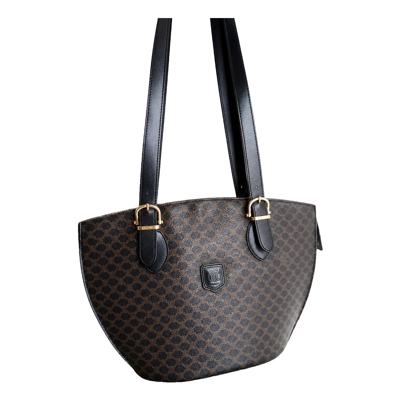 Cabas Vertical leather tote
