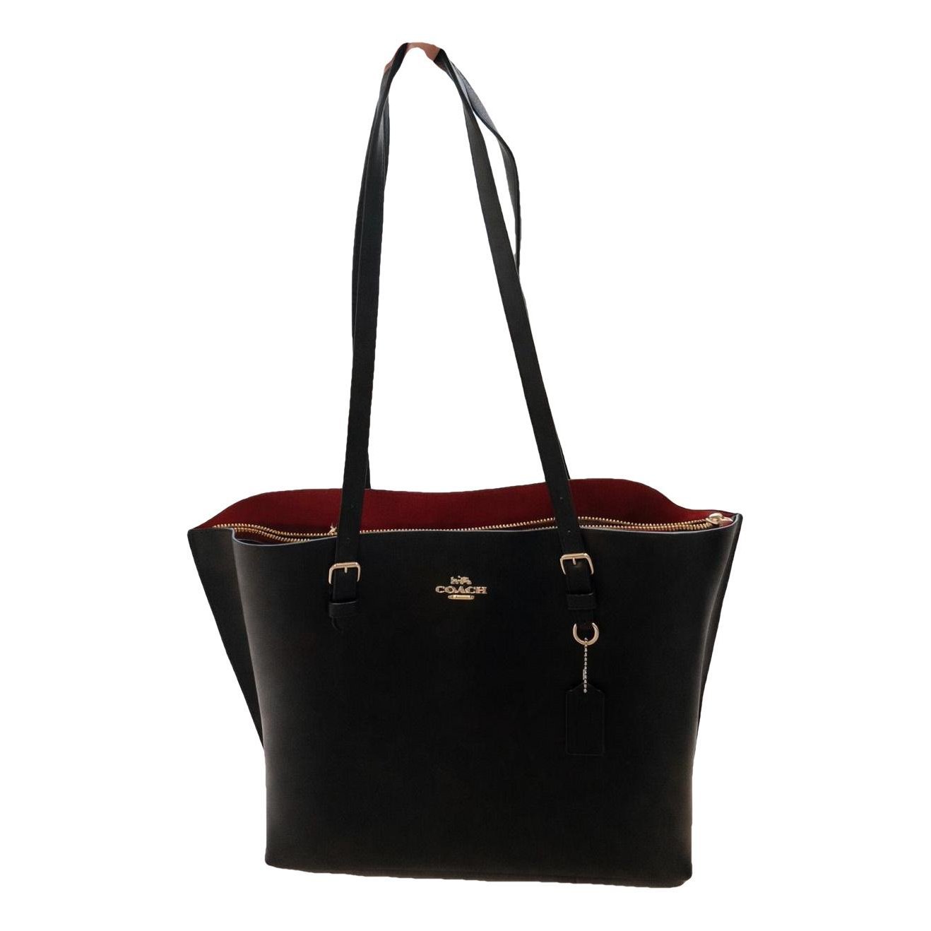 Leather clutch bag