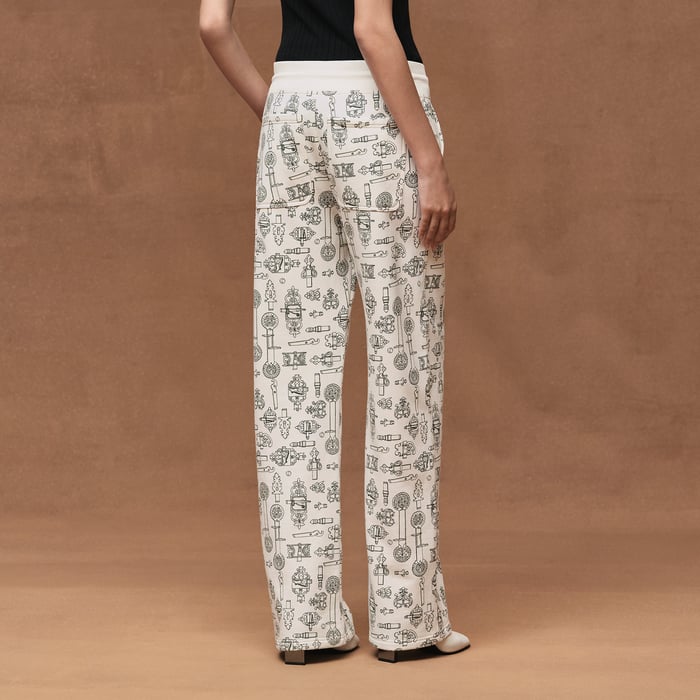 Blanc Cassé "Ferronnerie Remix" Wide Pants
