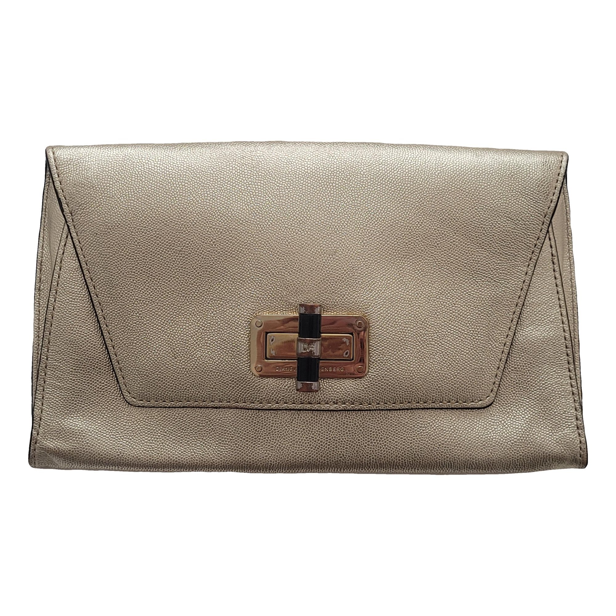 Vegan leather clutch bag