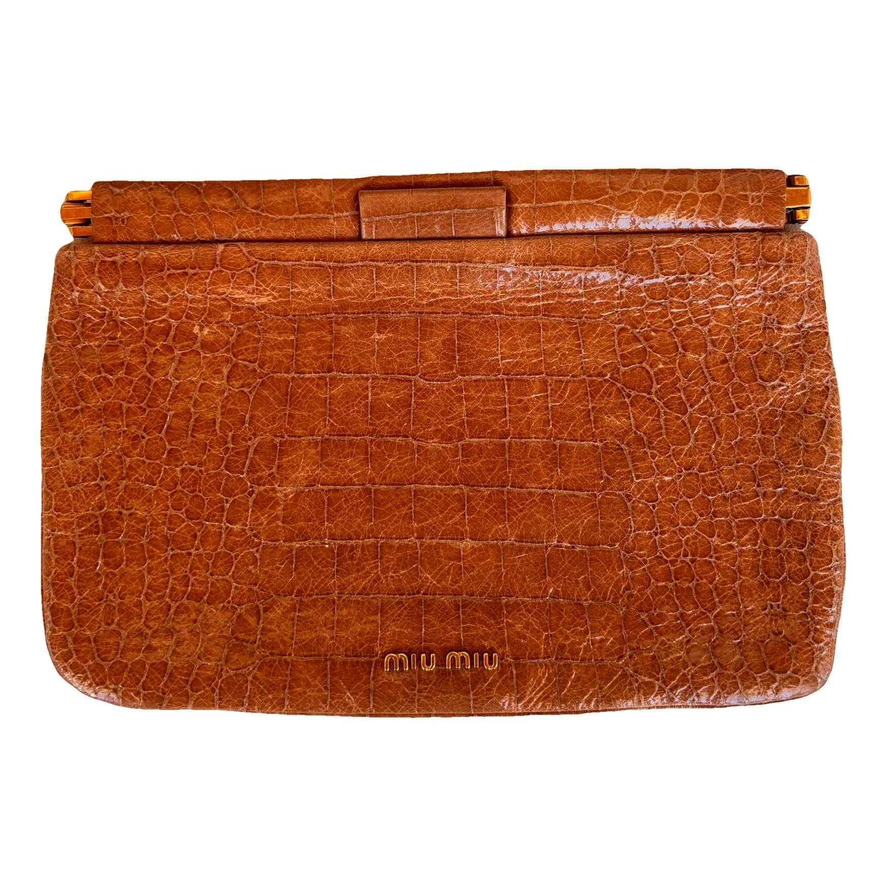 Cleo leather clutch bag