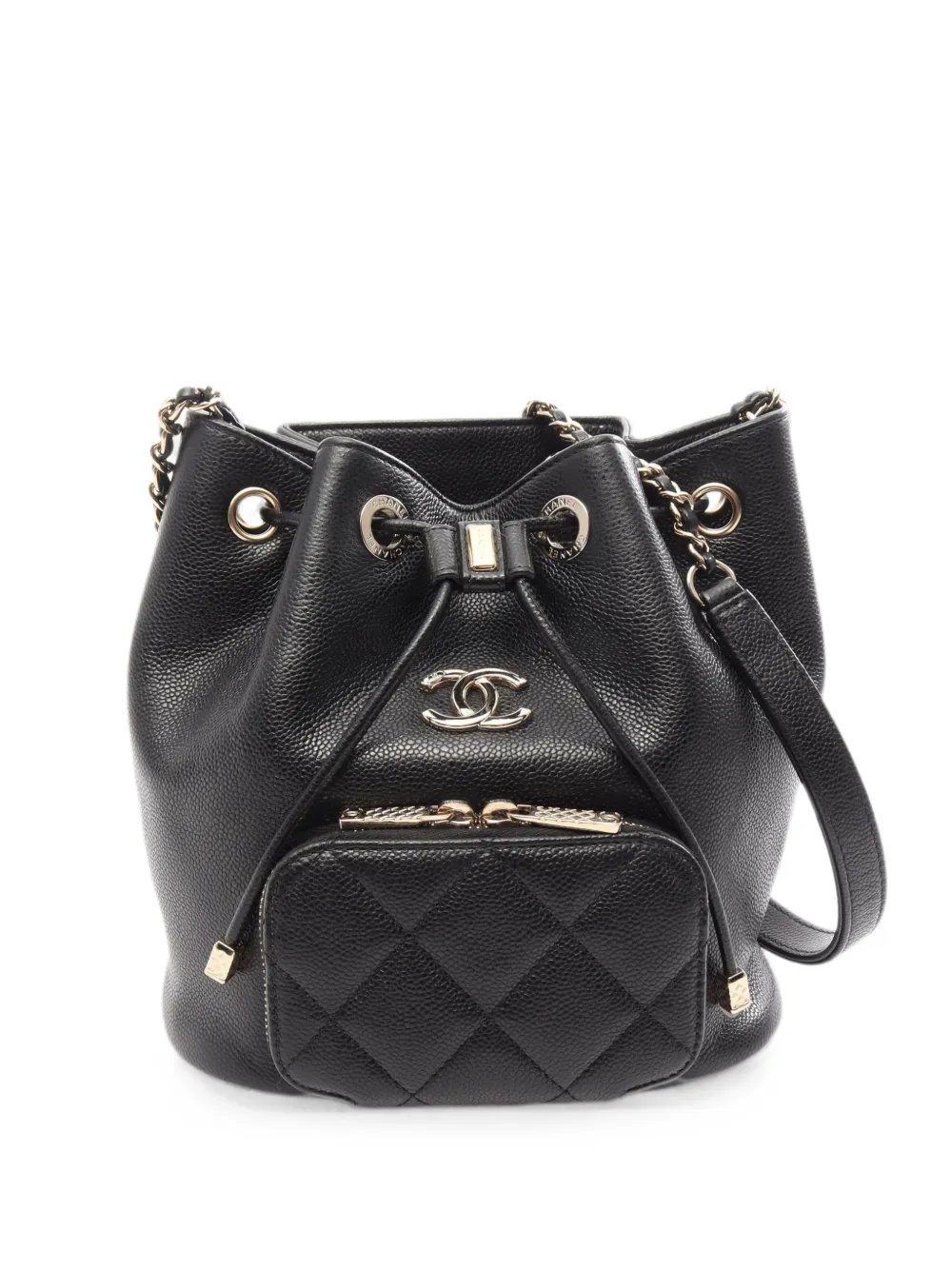 2020-2021 matelassé caviar bucket bag