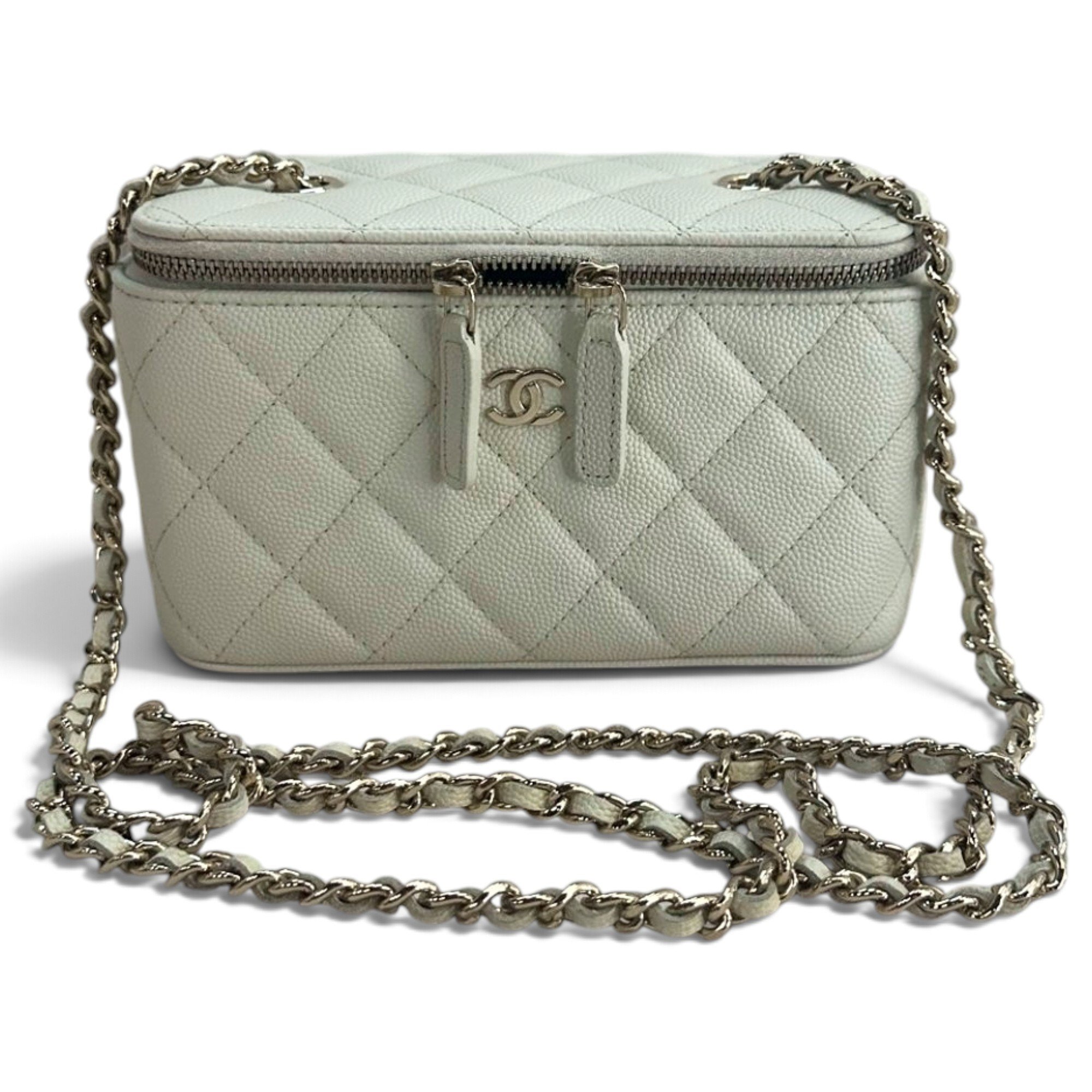 Trendy CC Vanity leather handbag