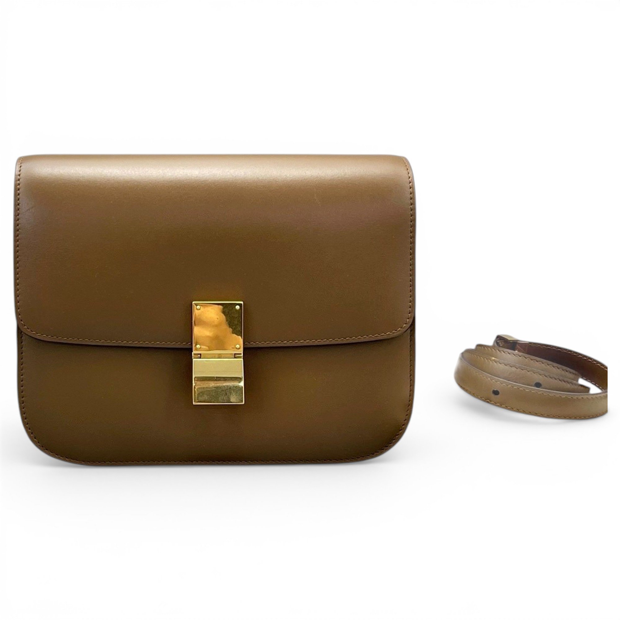 Classic leather handbag