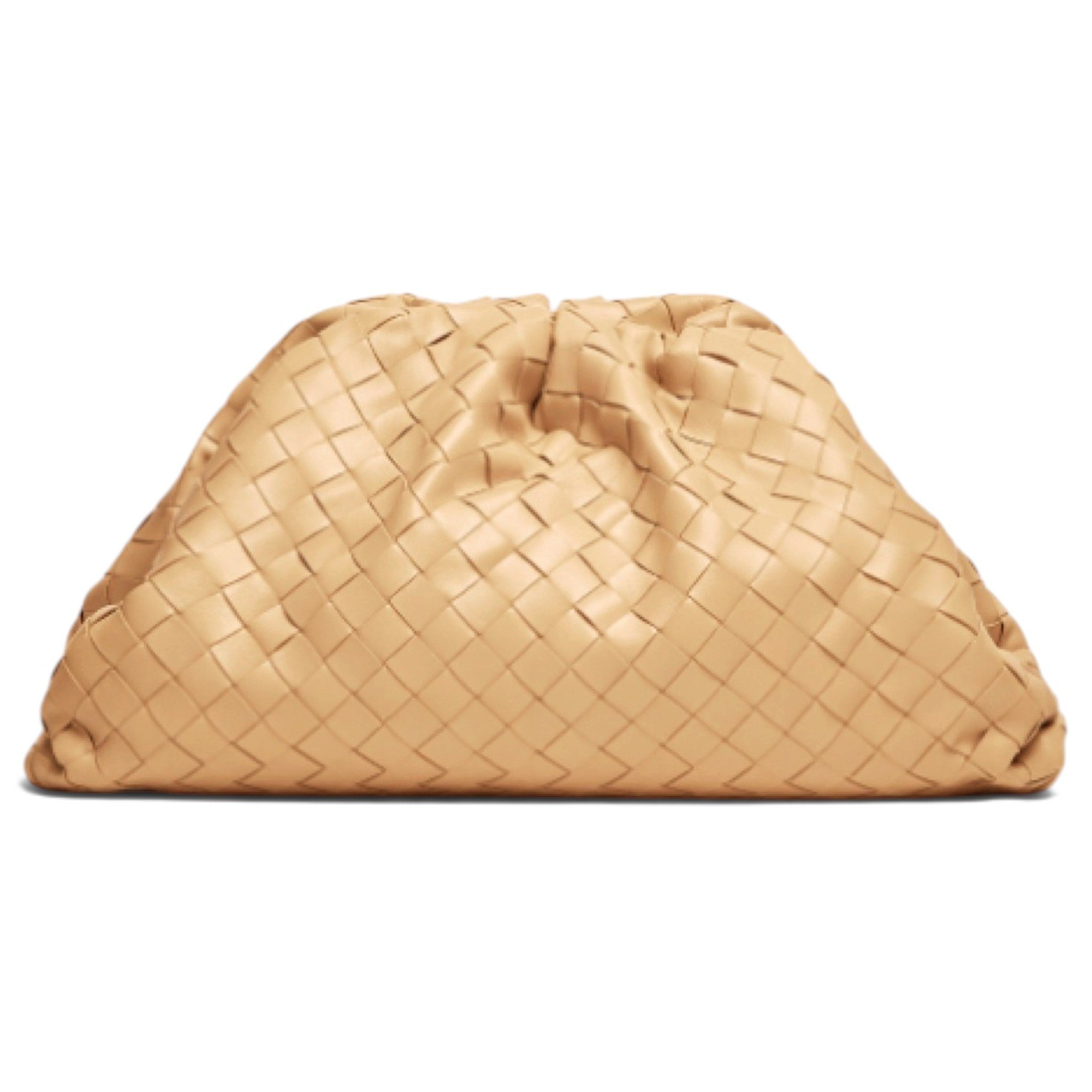 Pouch leather handbag