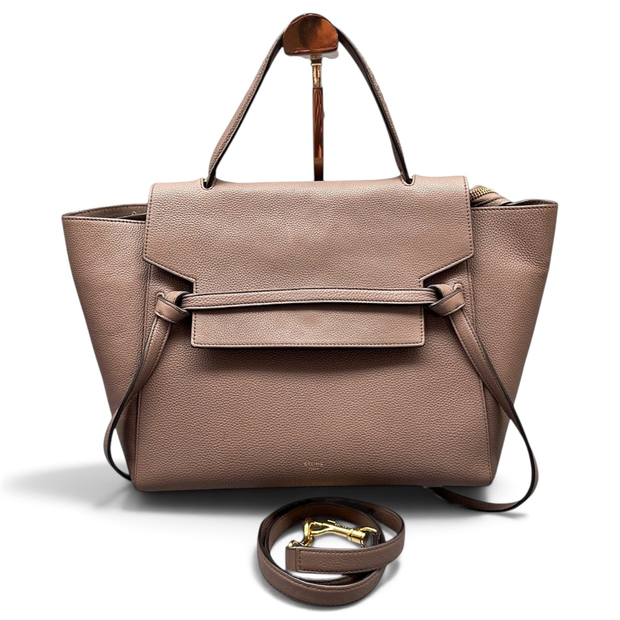 Belt leather bag