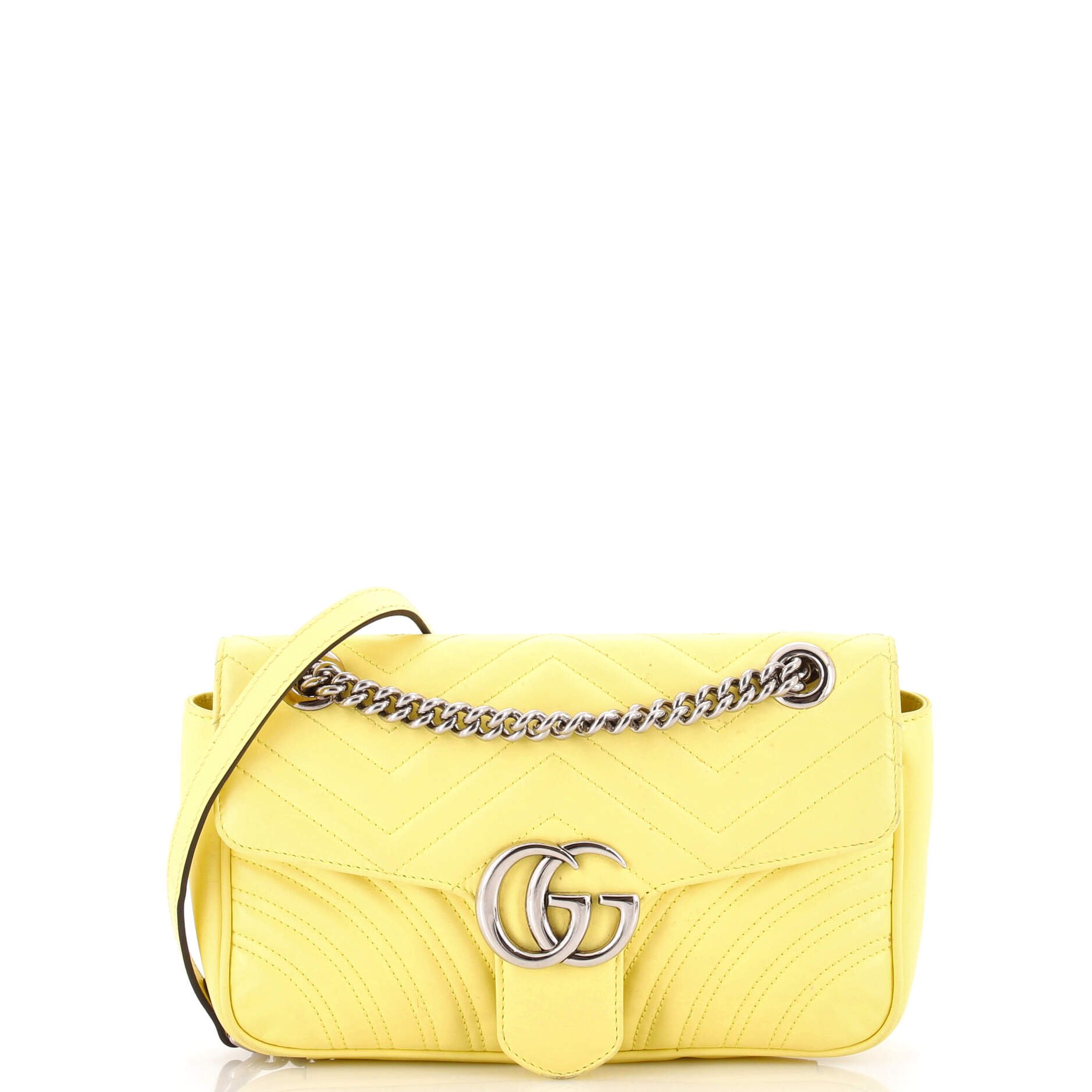 GG Marmont Flap Bag Matelasse Leather Small