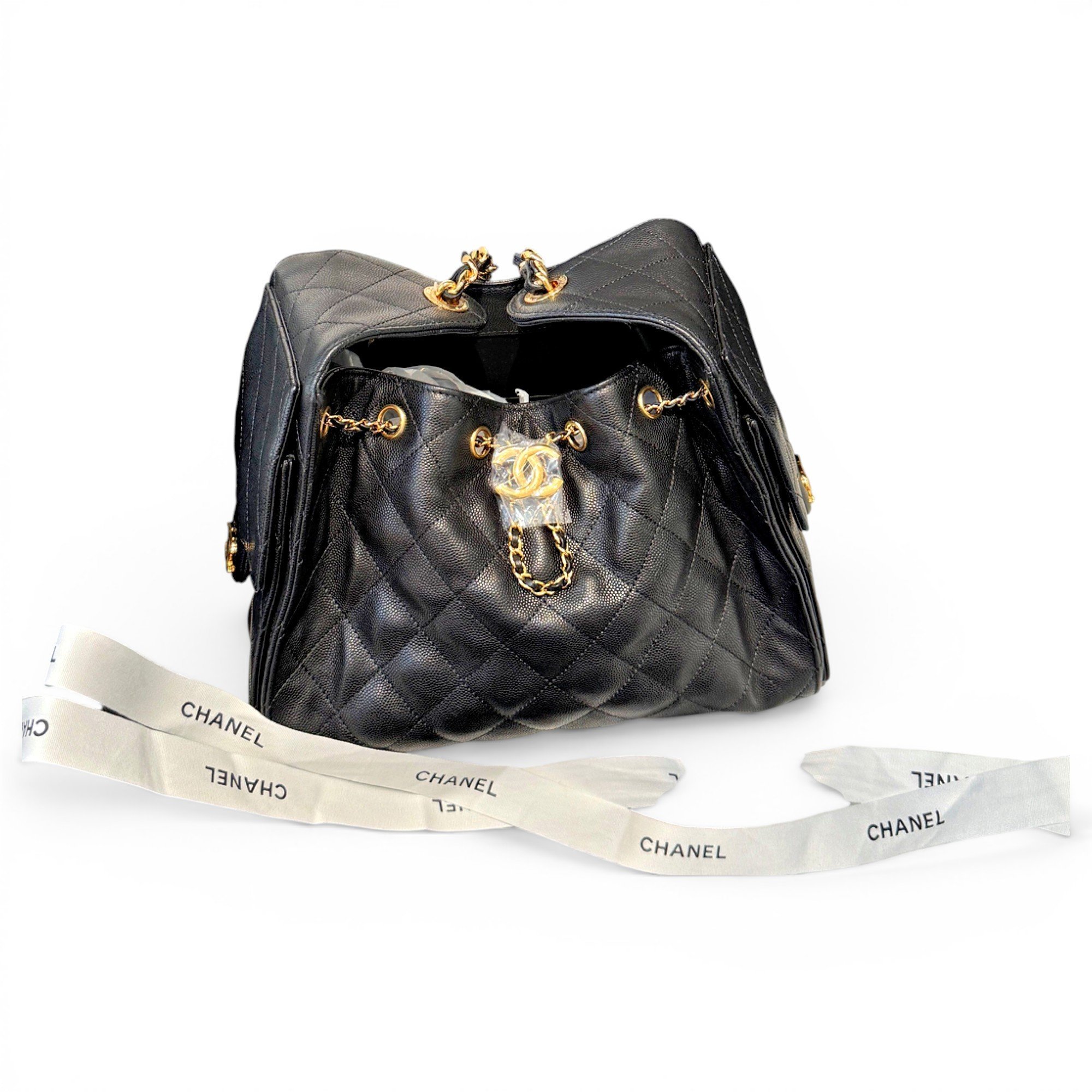 Leather handbag