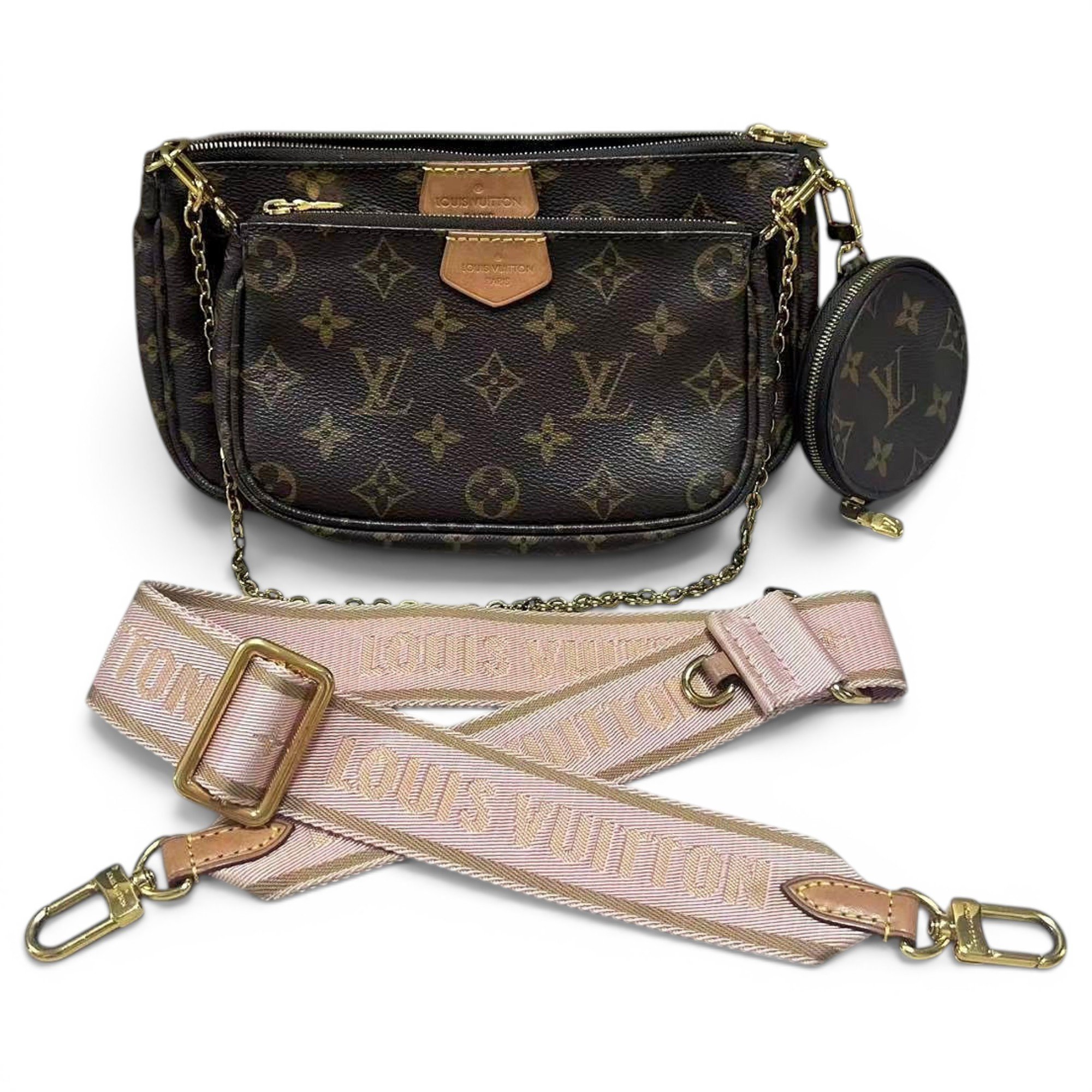 Multi Pochette Accessoires leather handbag