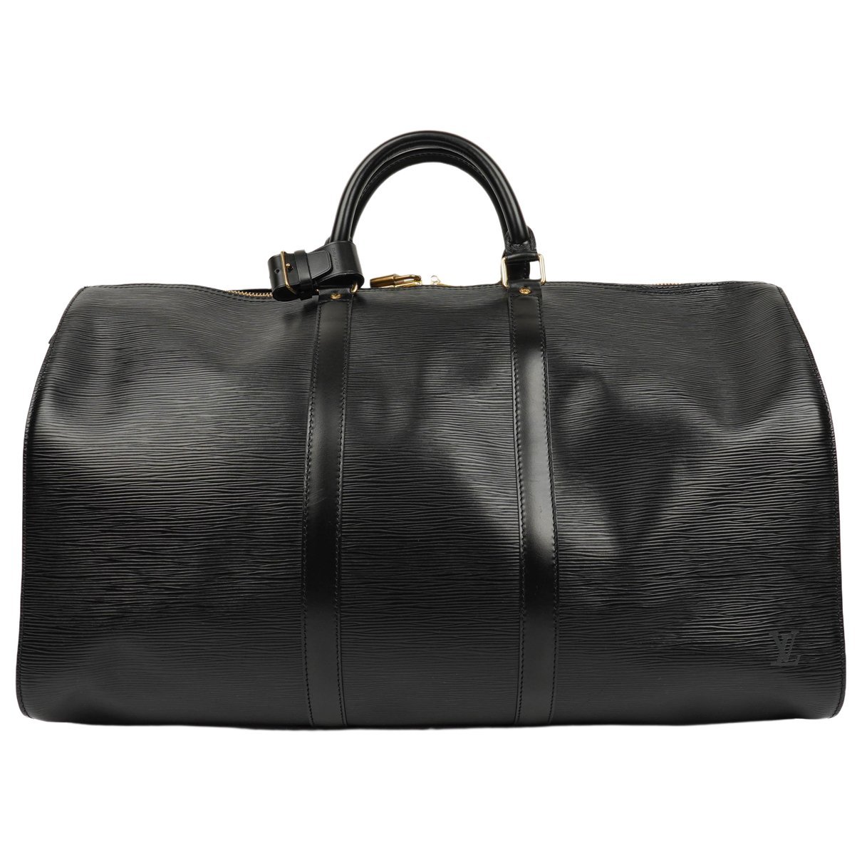 Keepall leather travel bag