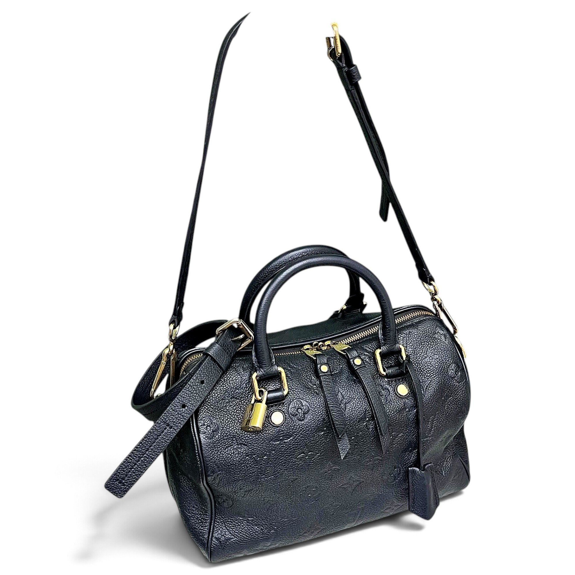 Speedy leather handbag