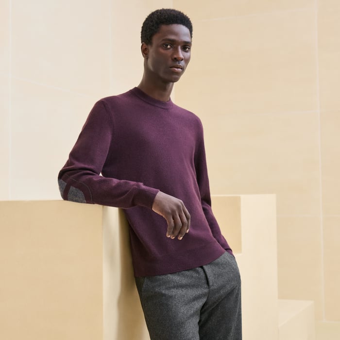 Grenat Cashmere "Maillon Chaine d'Ancre" Crewneck Sweater
