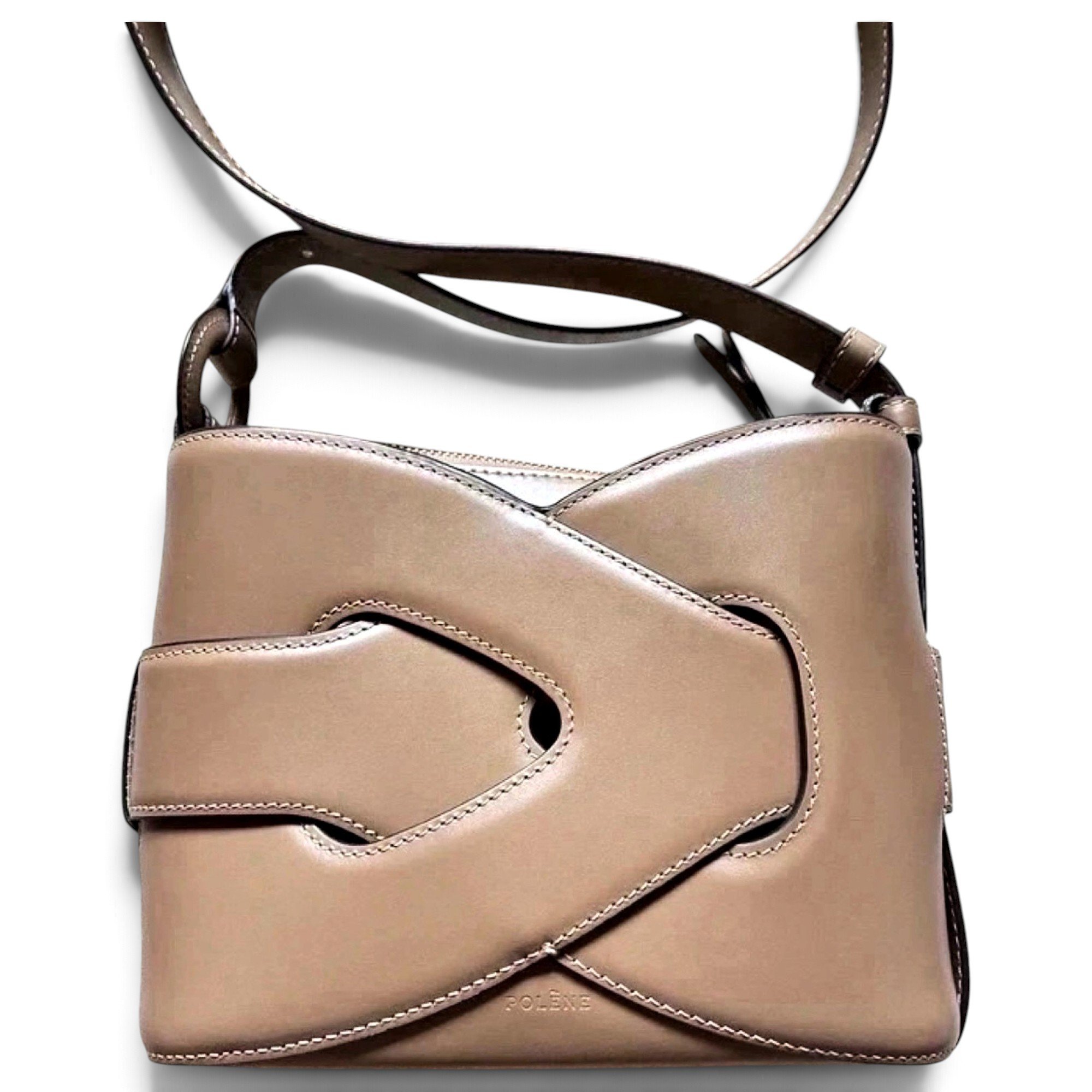Polene Leather crossbody bag