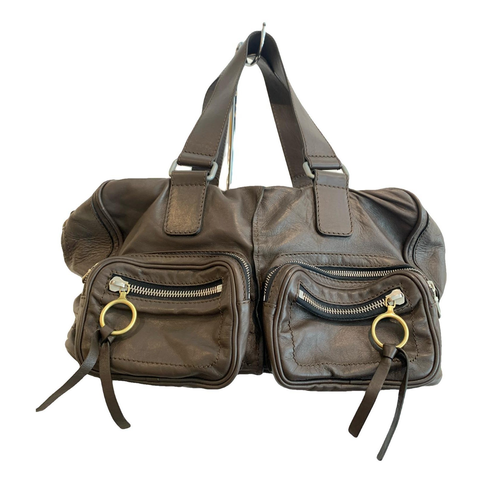 Leather handbag