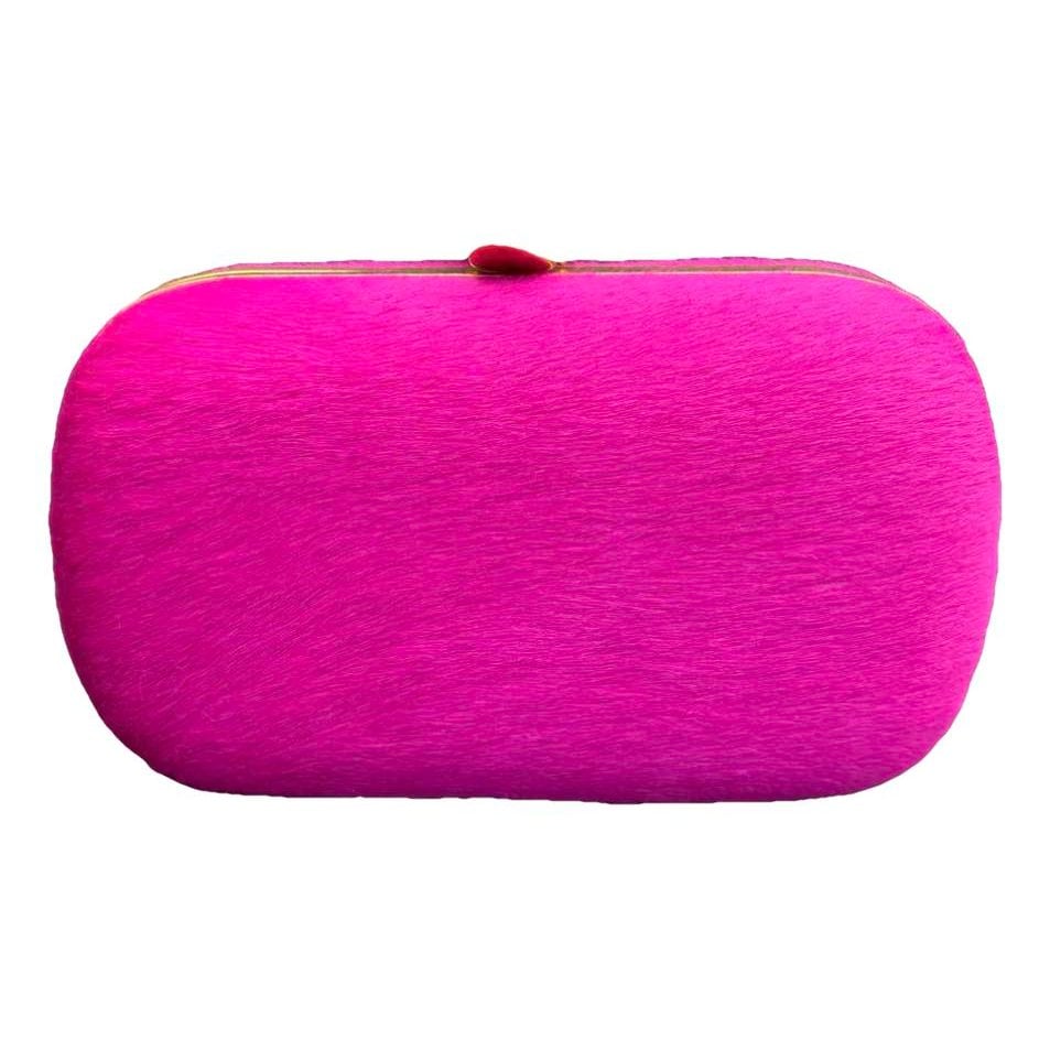 Skull cloth clutch bag