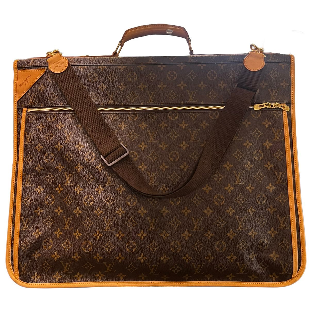 Garment leather travel bag