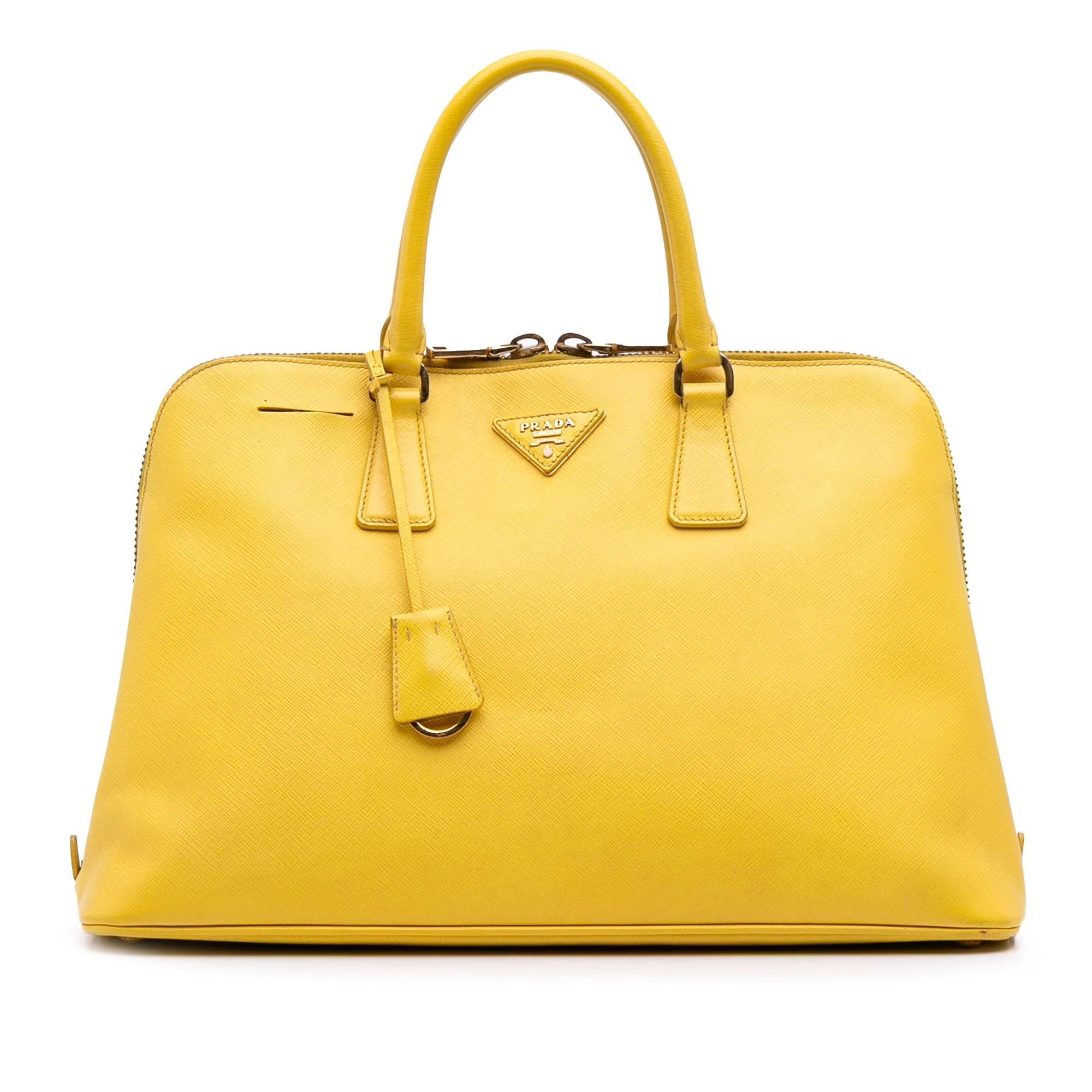 Promenade leather handbag