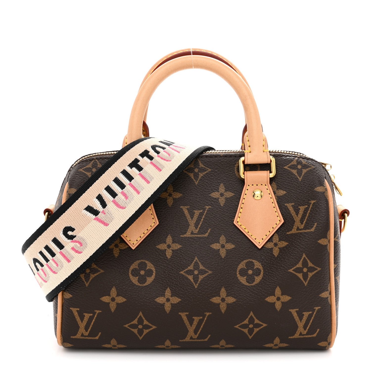 Louis Vuitton Monogram Speedy Bandouliere 20 Black