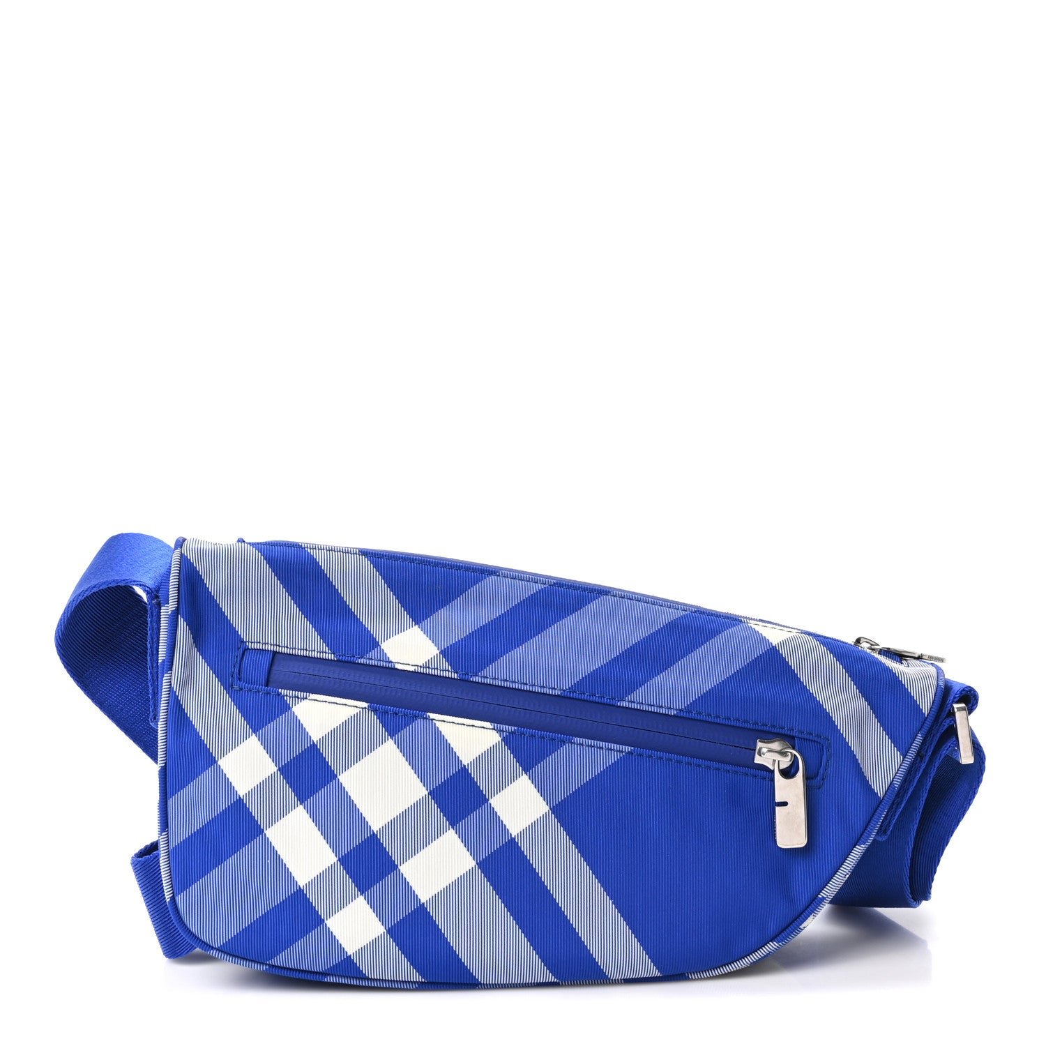Burberry Nylon Check Shield Bum Bag Crossbody Knight