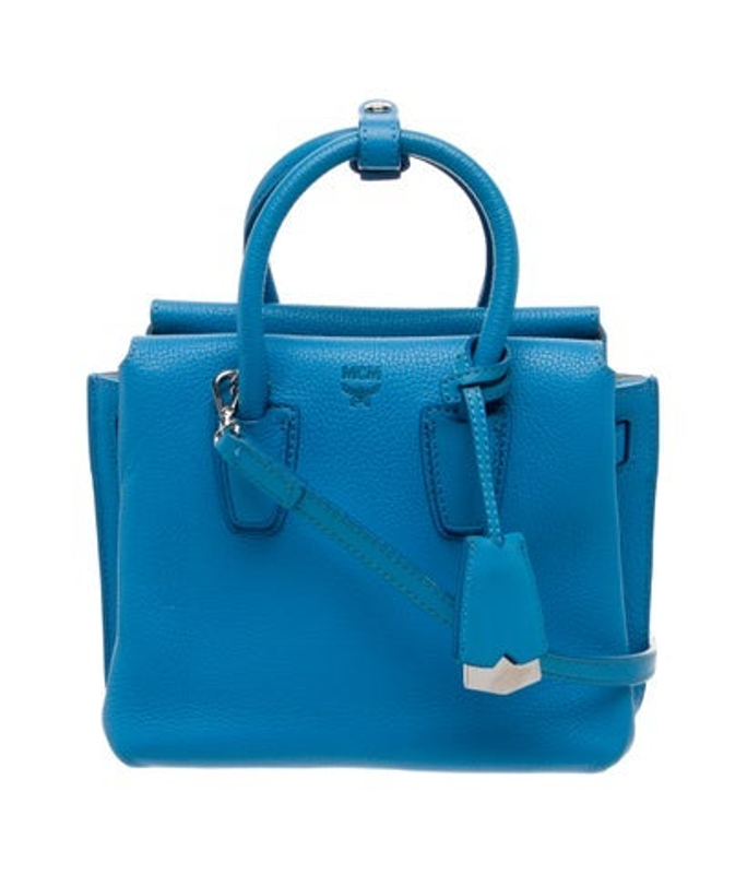 MCM Leather Top Handle Bag