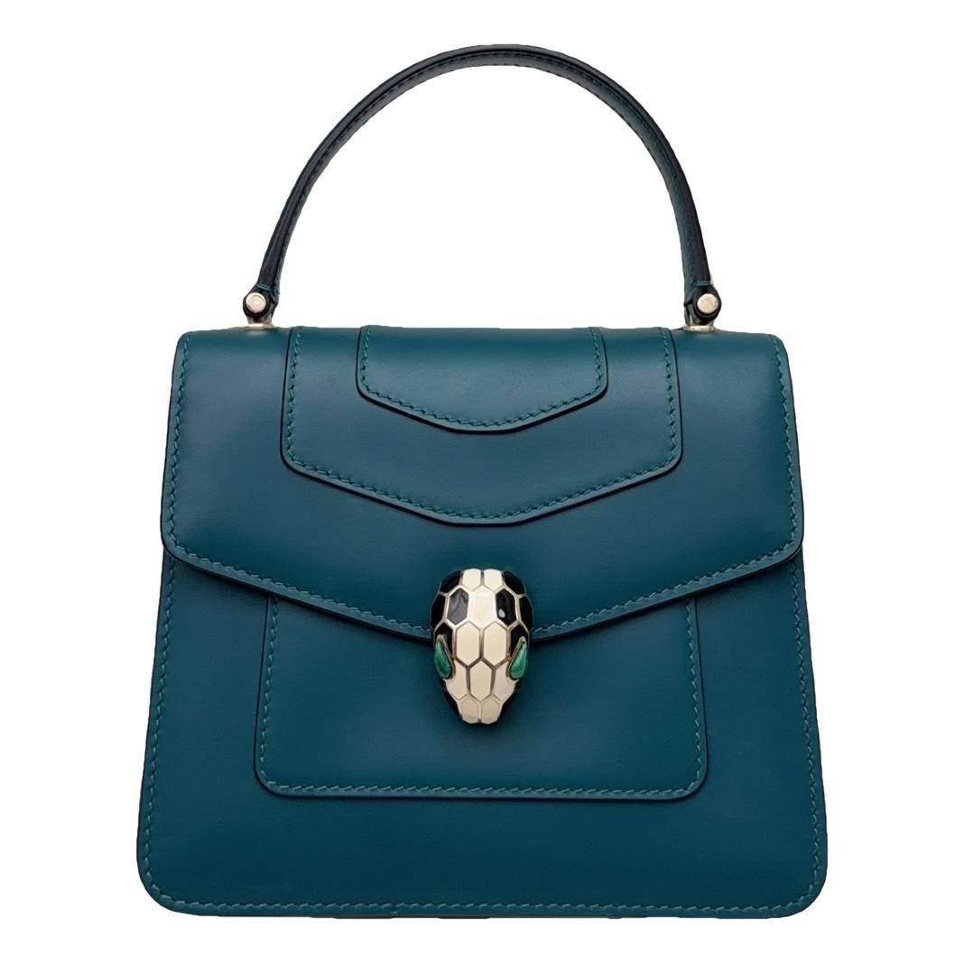 Serpenti leather crossbody bag