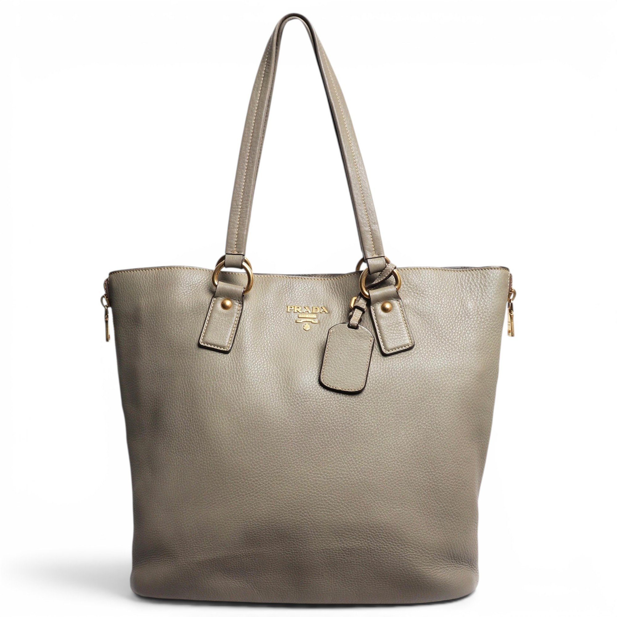 Leather tote
