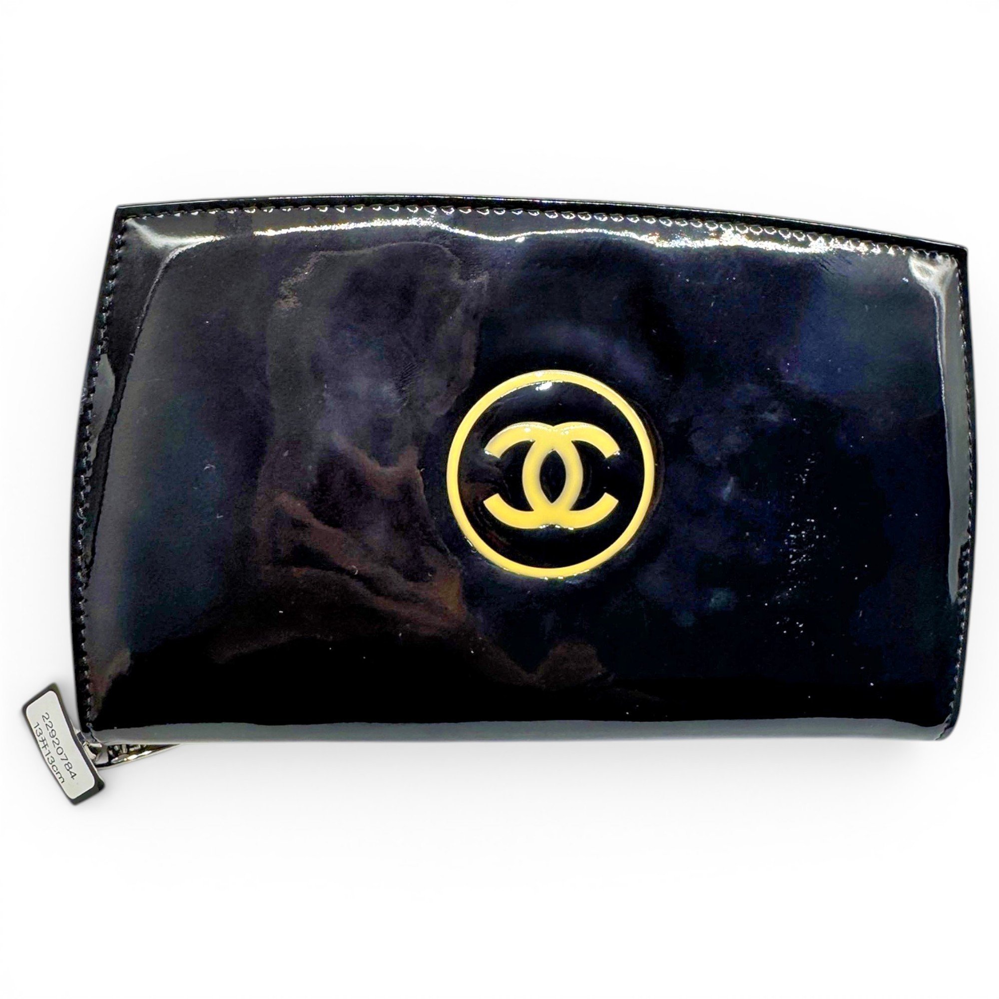 Wallet On Chain patent leather crossbody bag