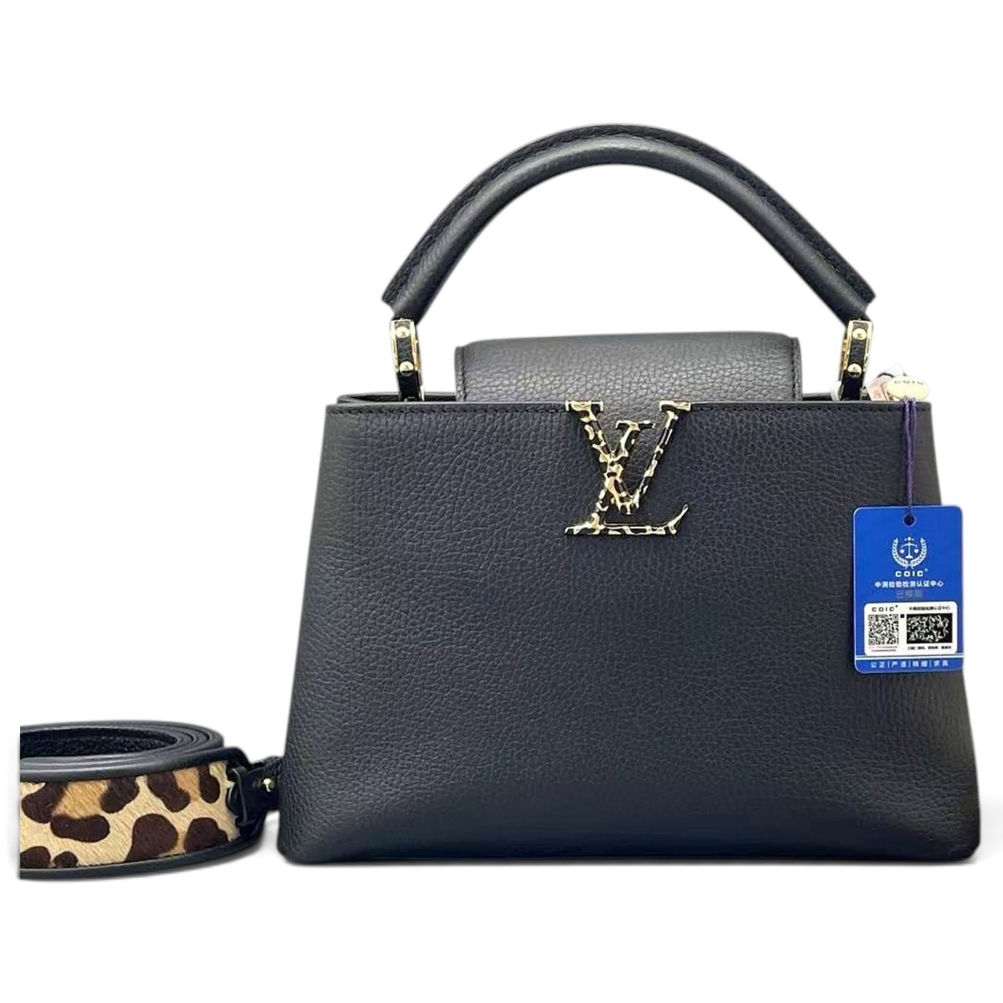 Capucines leather handbag
