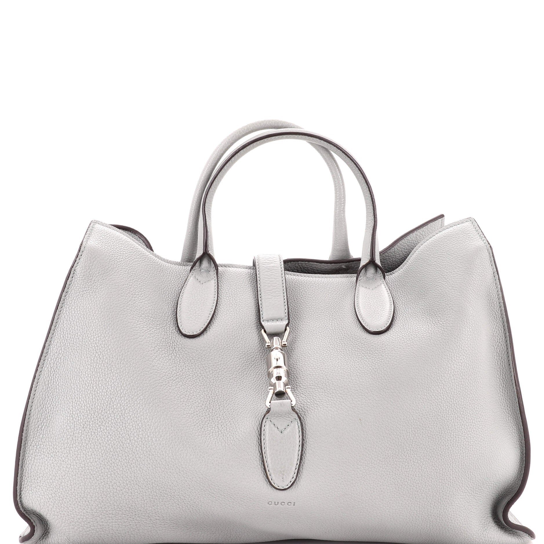 Leather tote