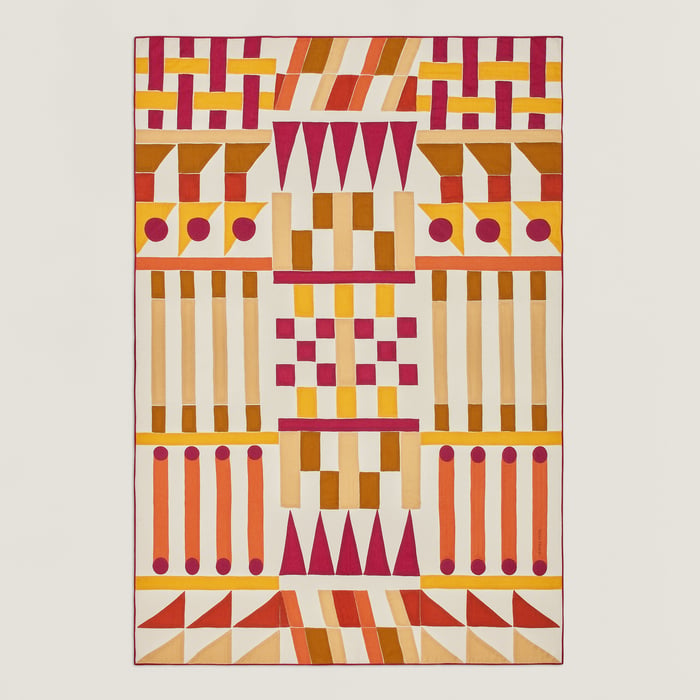 Crazy H blanket