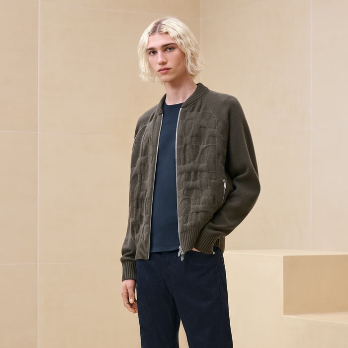 Basalte "Maillon Puzzle 3d" Zipped Jacket
