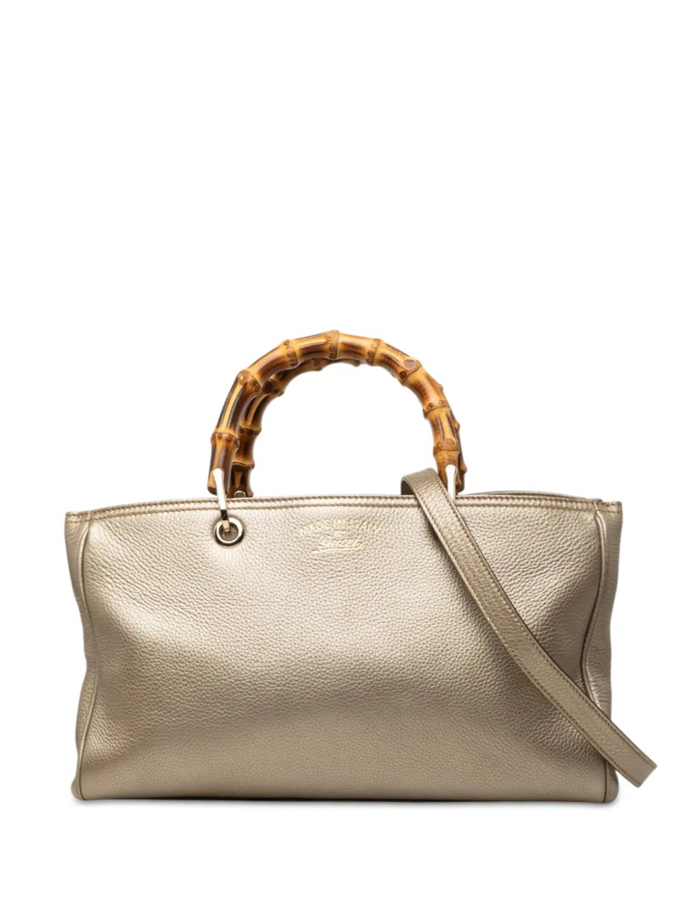 2000-2015 Medium Calfskin Bamboo Shopper satchel