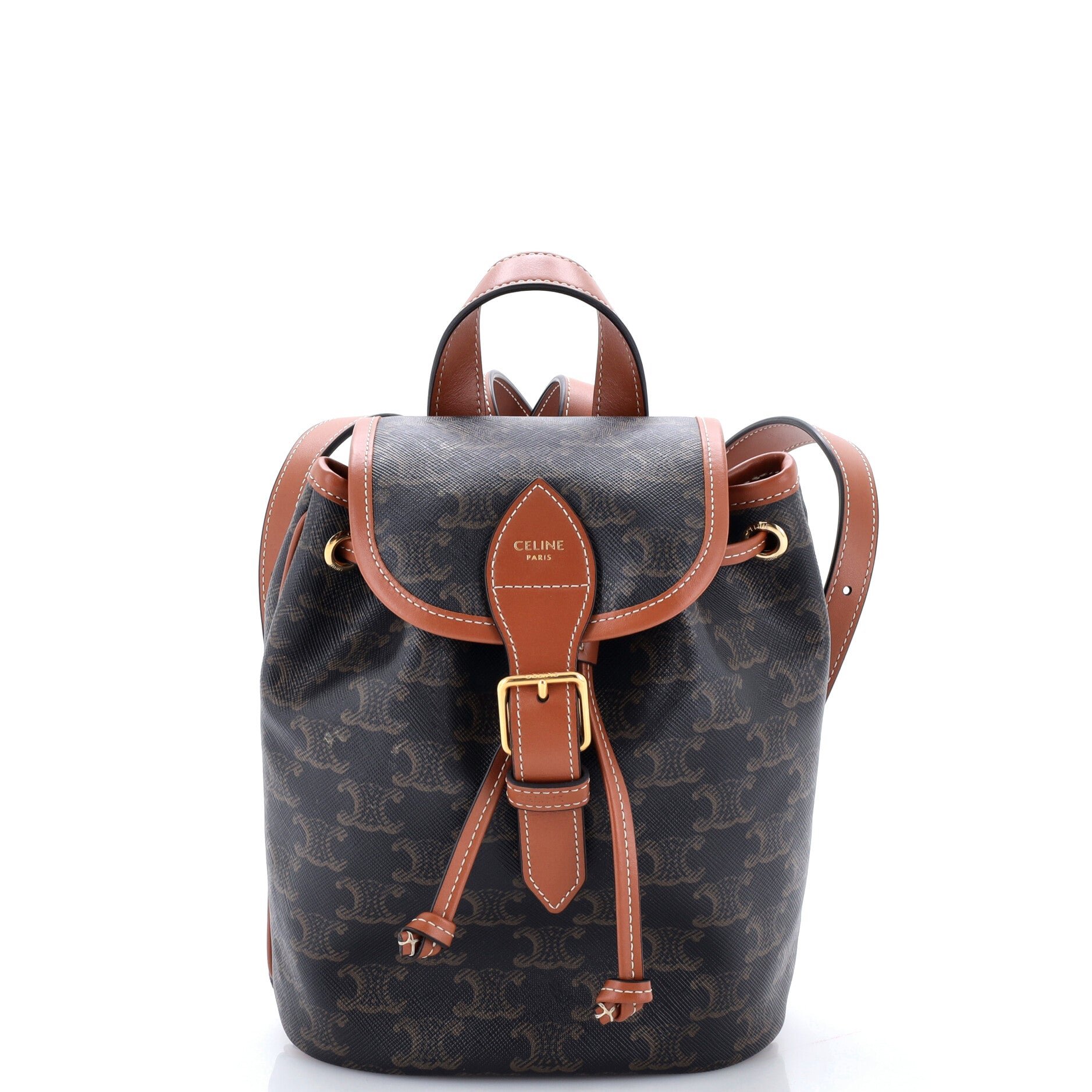 Folco Backpack Triomphe Coated Canvas Mini