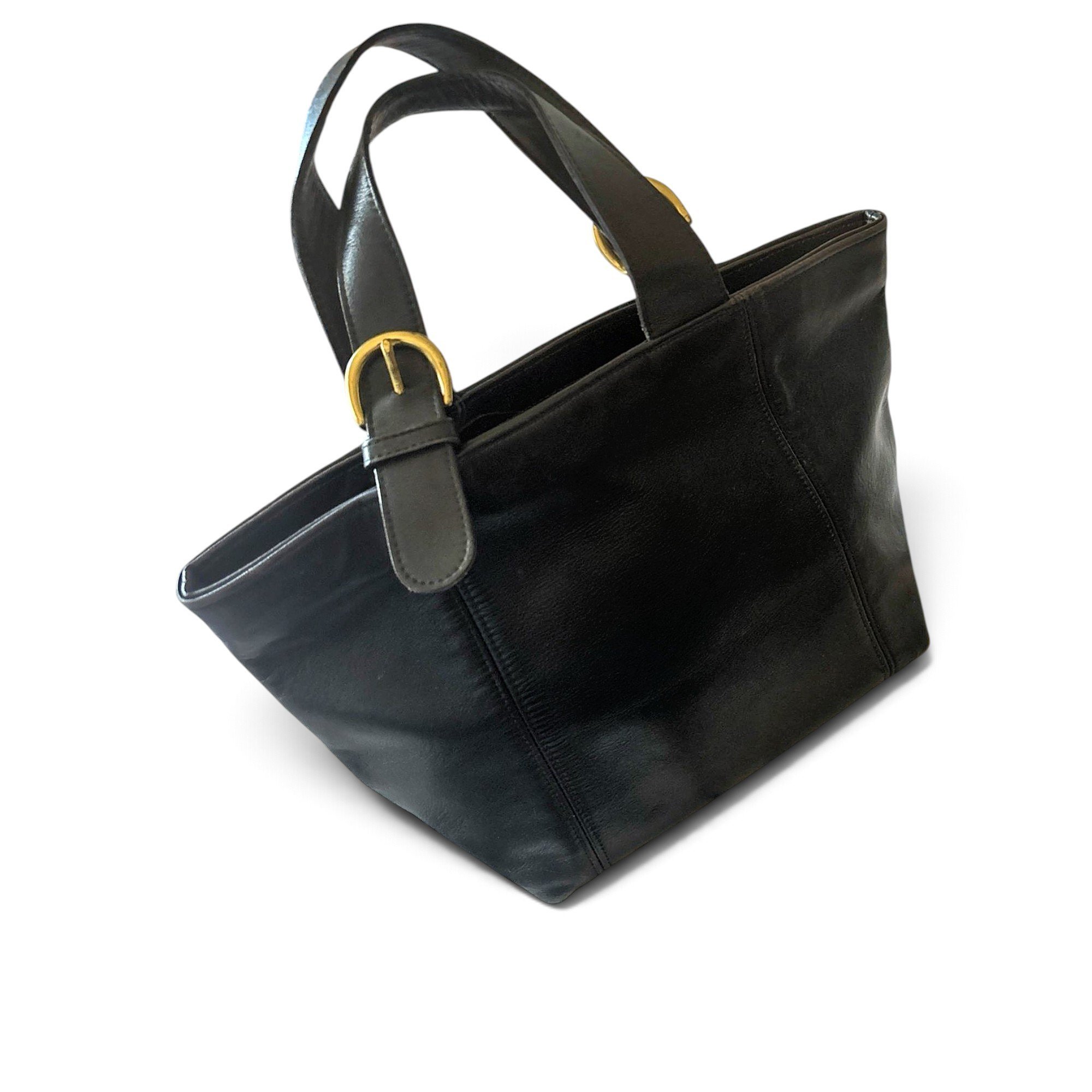 Leather tote