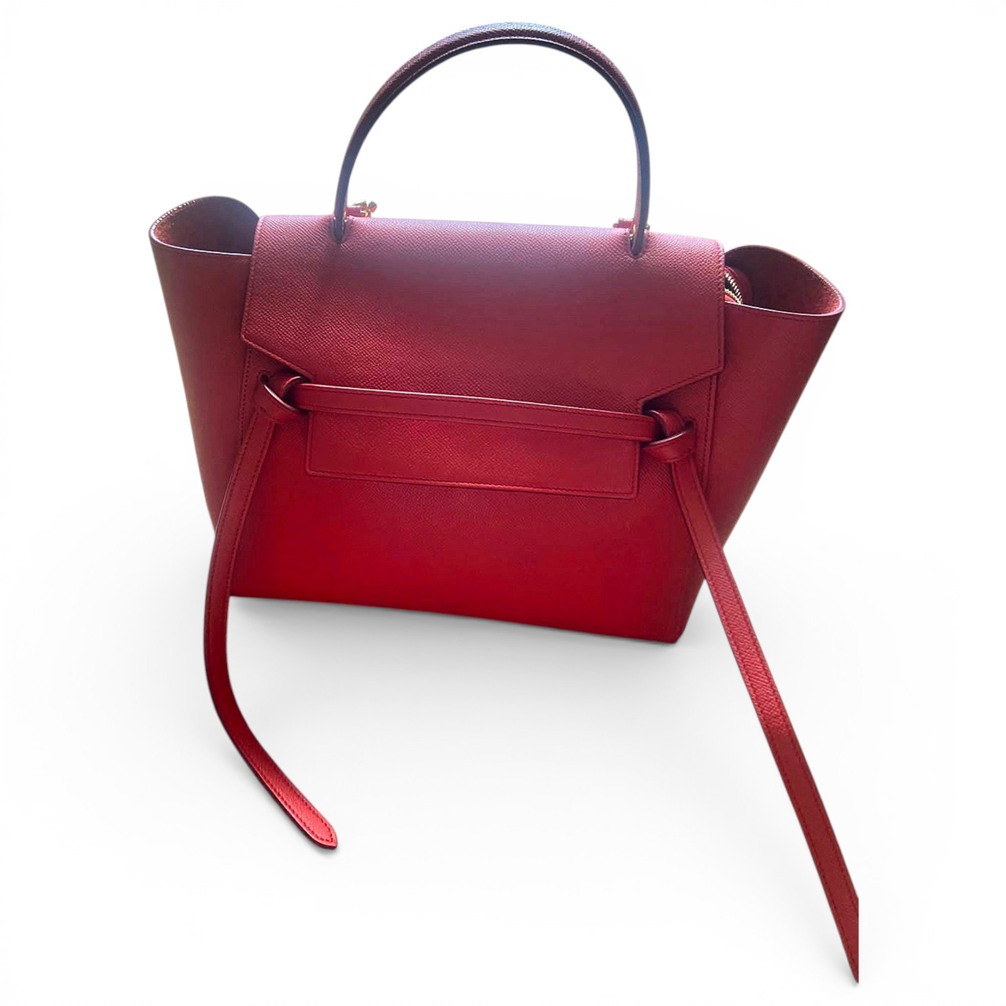 Belt leather handbag