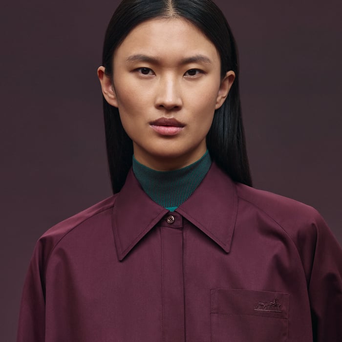 Rouge Bordeaux Shirt Jacket