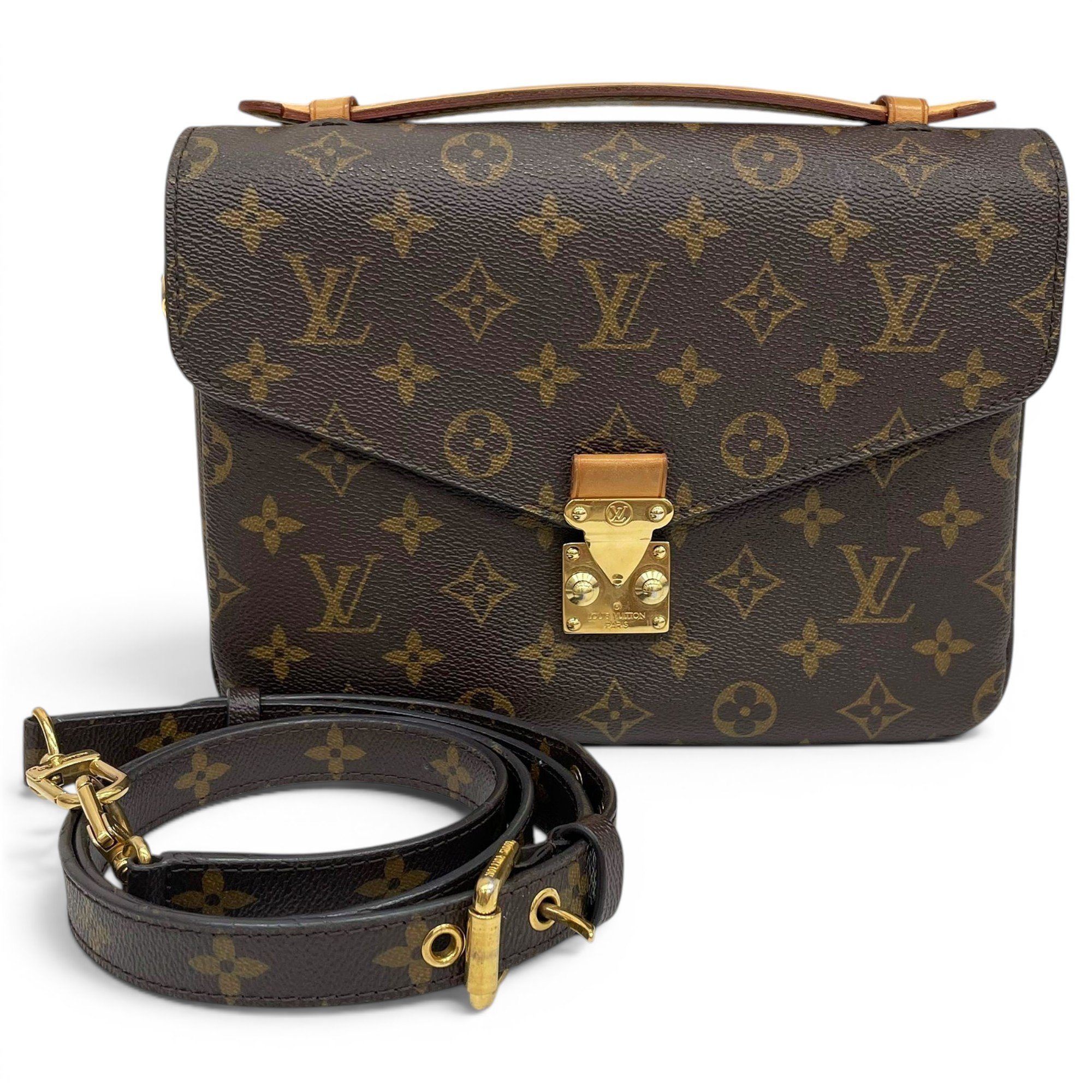 Metis leather handbag