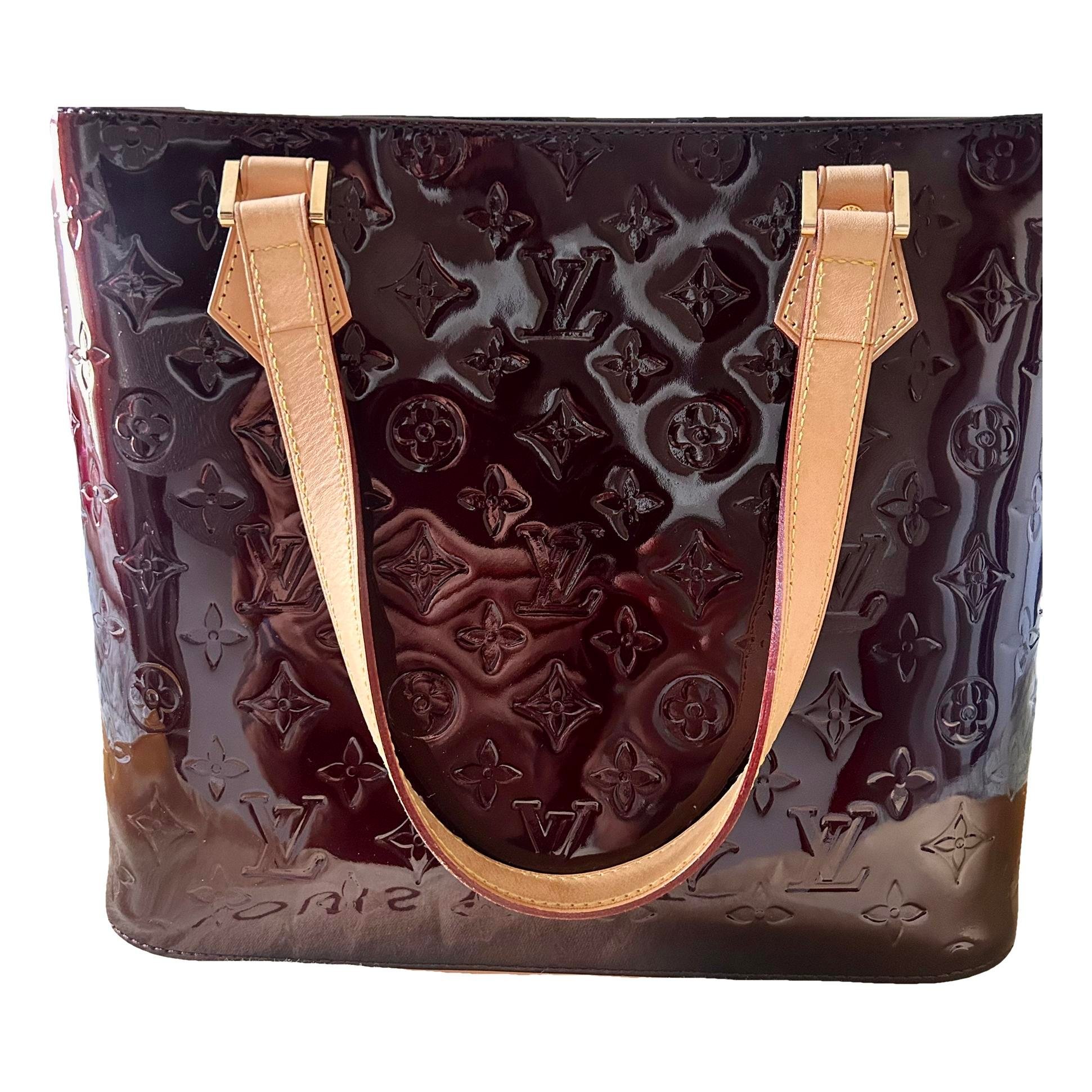 Houston patent leather handbag