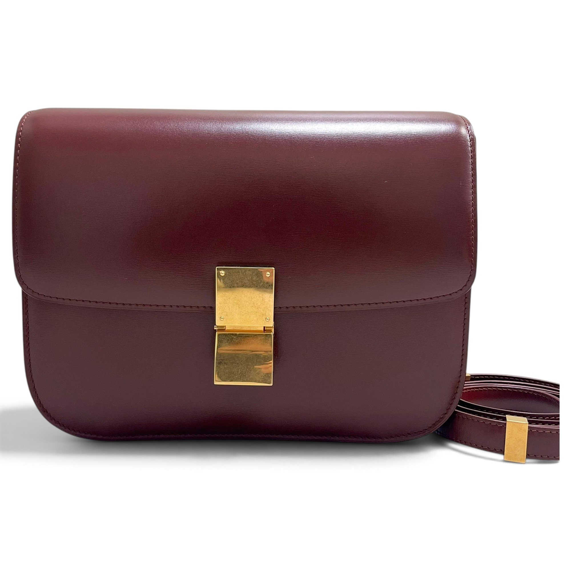 Classic leather handbag